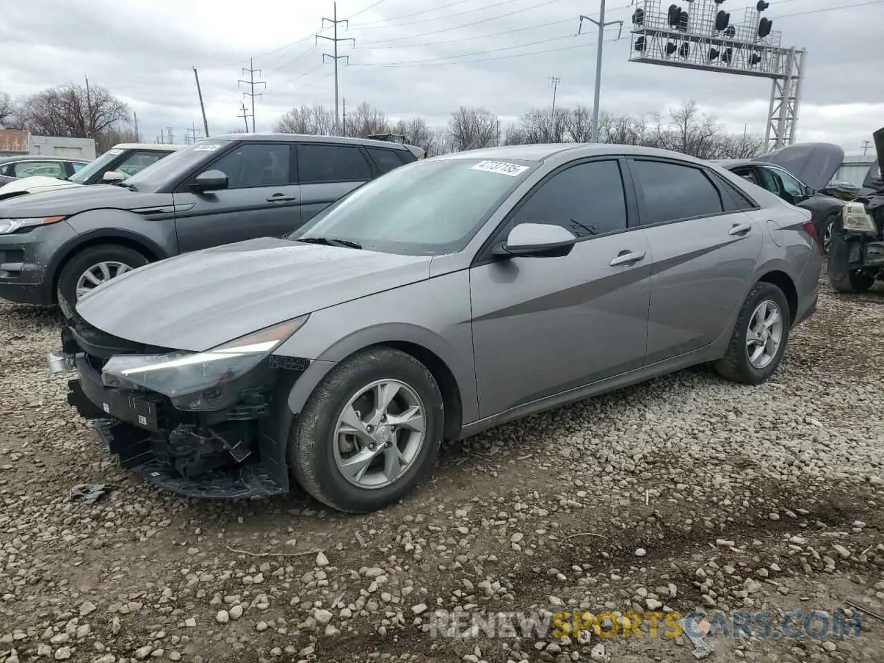 1 Photograph of a damaged car KMHLL4AG7MU069480 HYUNDAI ELANTRA 2021