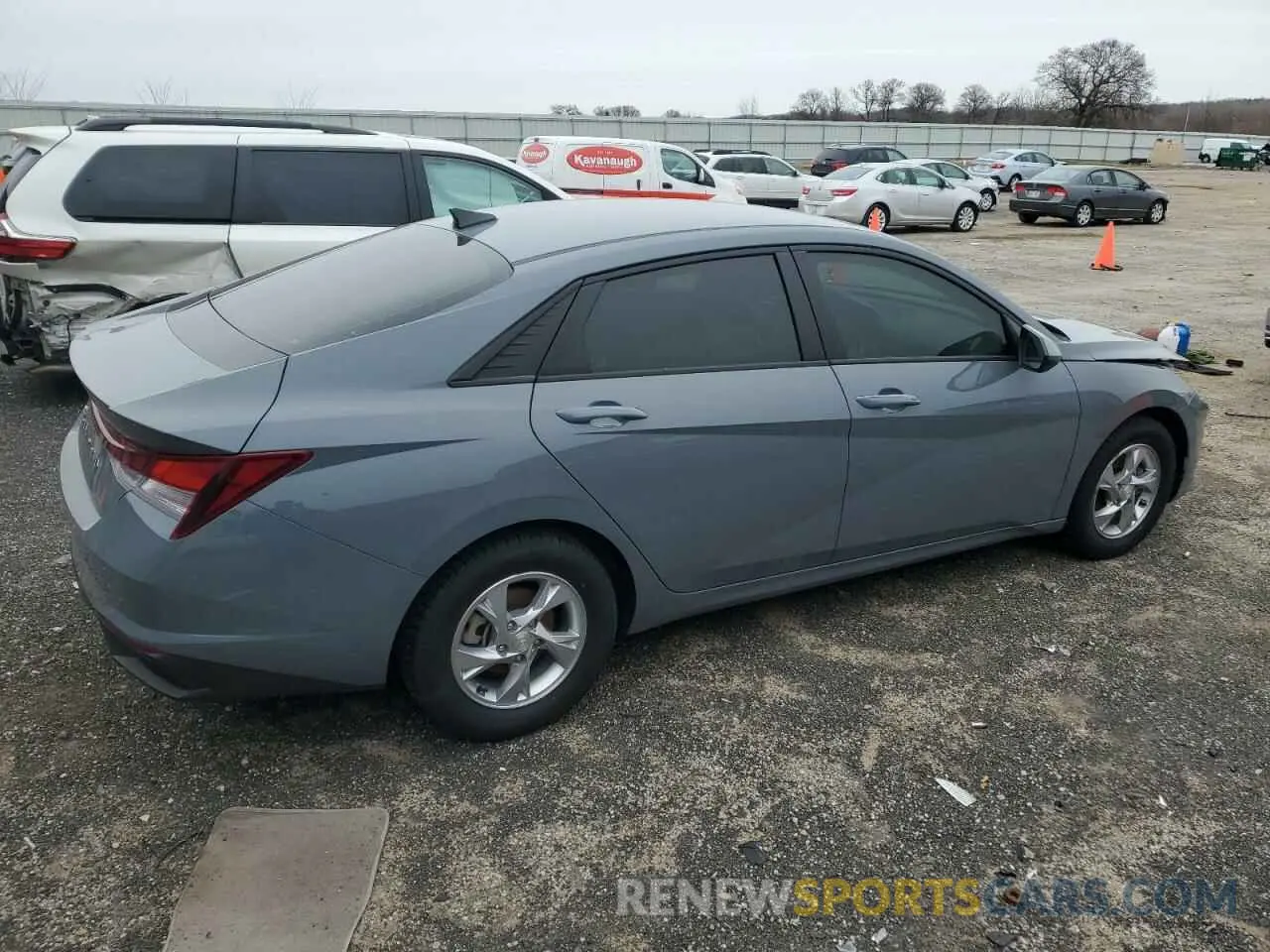 3 Photograph of a damaged car KMHLL4AG7MU177940 HYUNDAI ELANTRA 2021