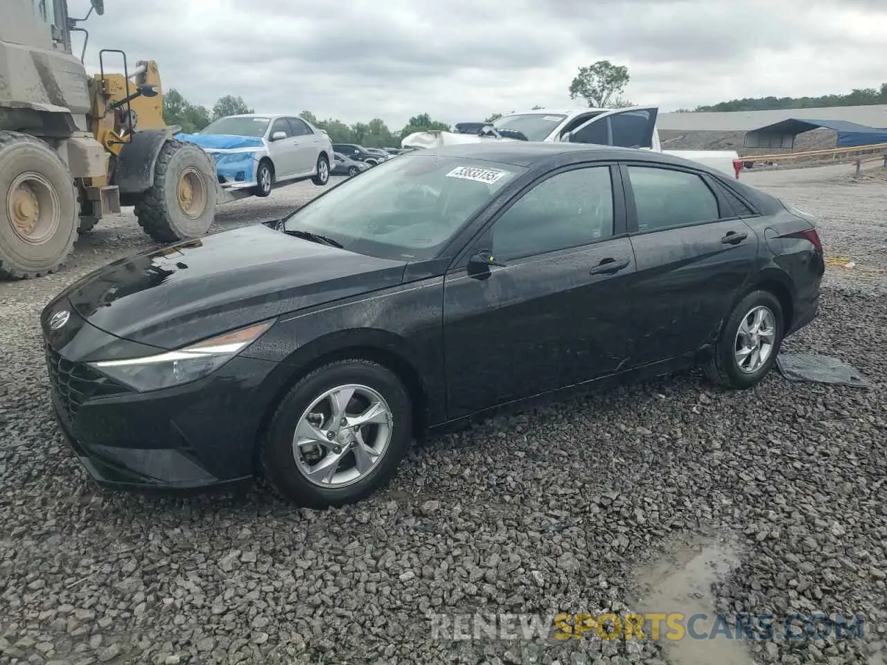 1 Photograph of a damaged car KMHLL4AG8MU071979 HYUNDAI ELANTRA 2021