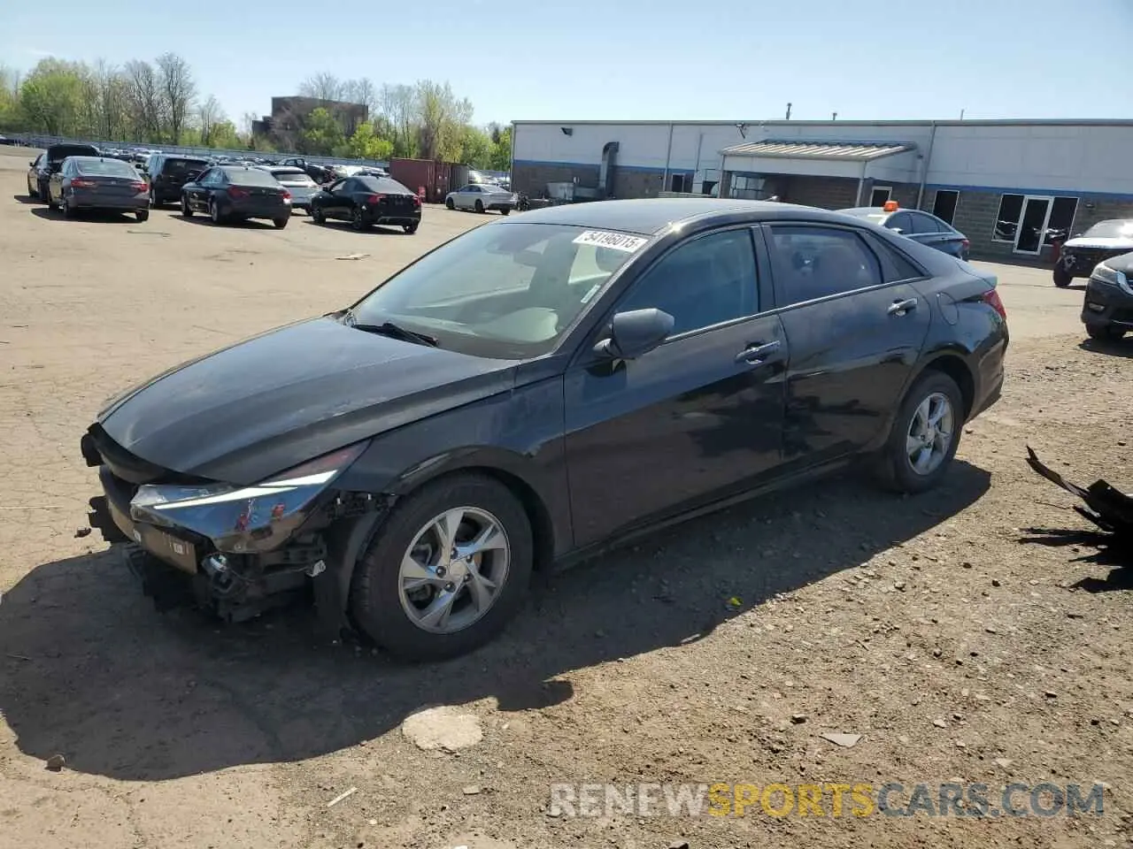 1 Photograph of a damaged car KMHLL4AG8MU146020 HYUNDAI ELANTRA 2021