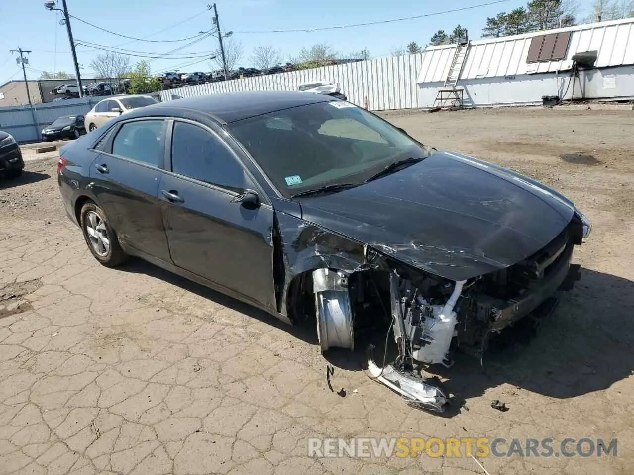 4 Photograph of a damaged car KMHLL4AG8MU146020 HYUNDAI ELANTRA 2021