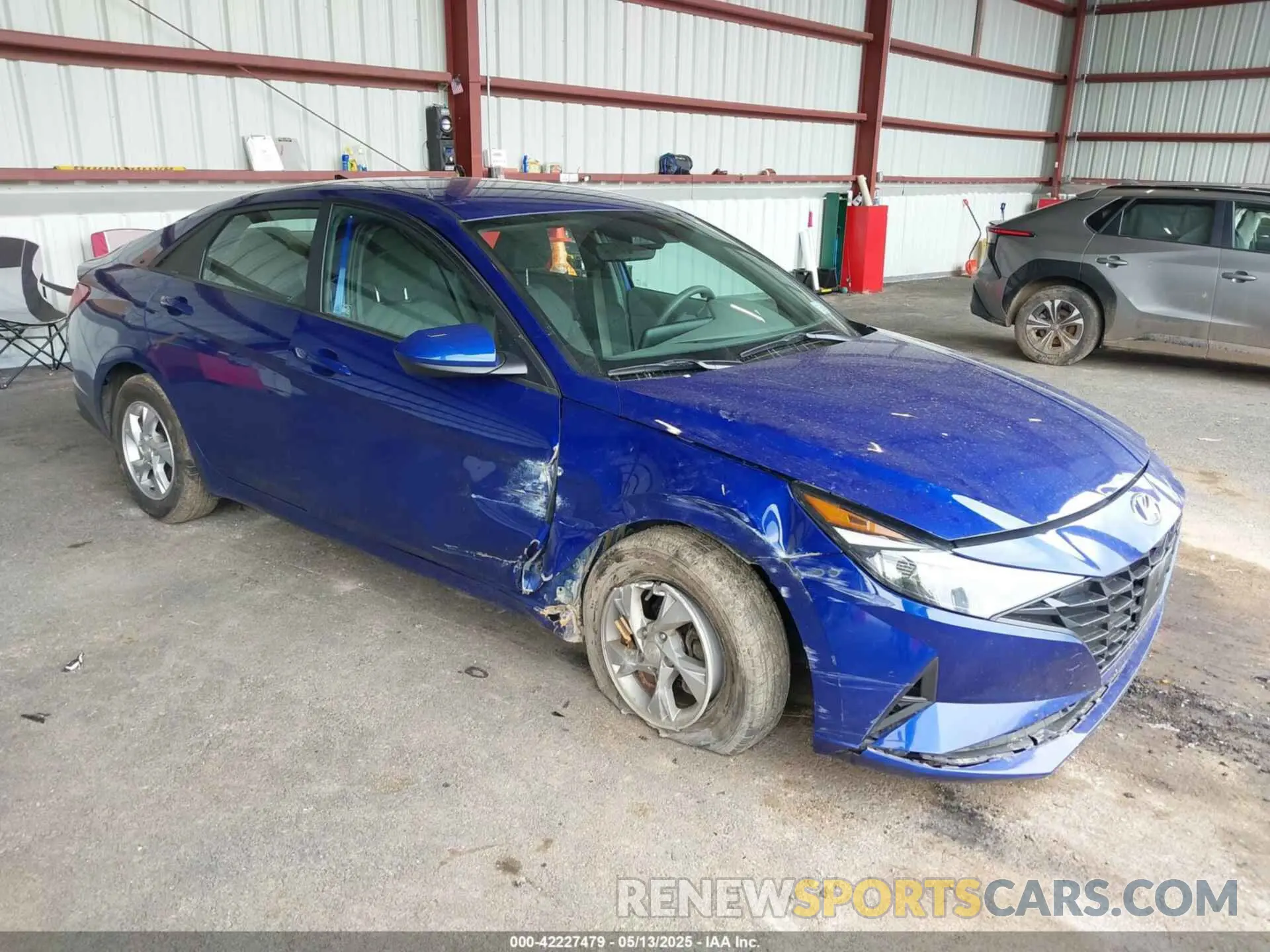 1 Photograph of a damaged car KMHLL4AG8MU195752 HYUNDAI ELANTRA 2021