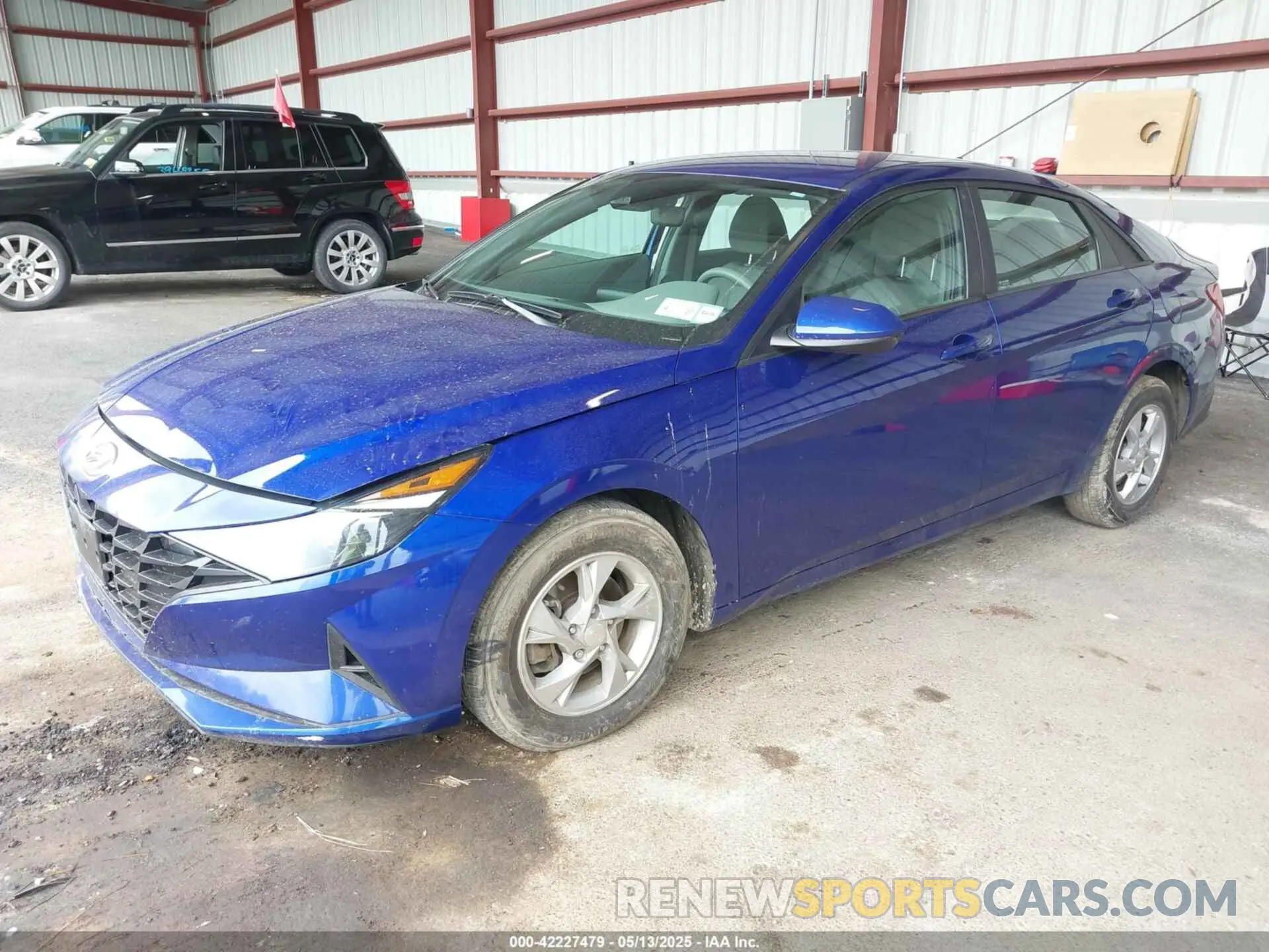 2 Photograph of a damaged car KMHLL4AG8MU195752 HYUNDAI ELANTRA 2021