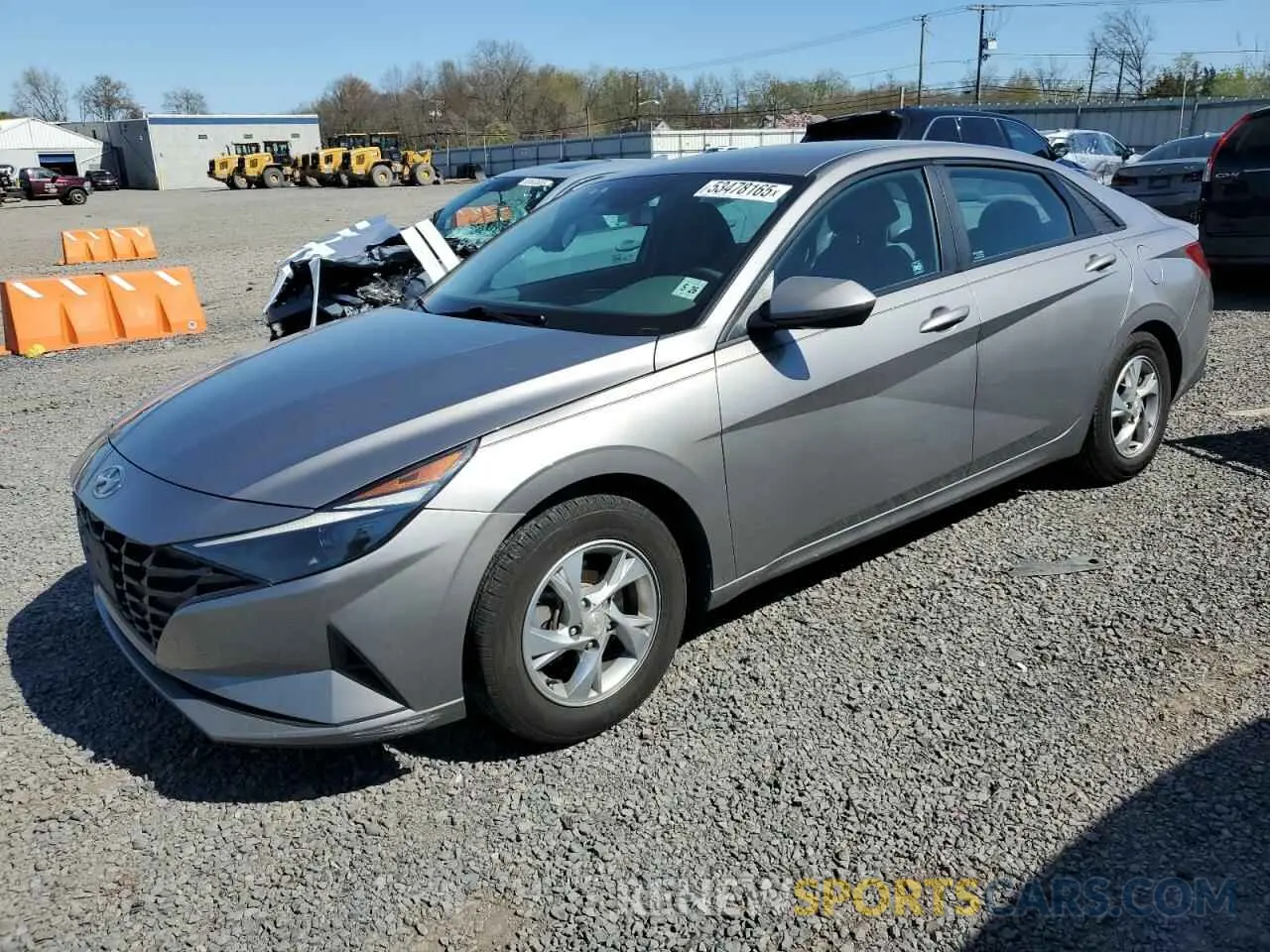1 Photograph of a damaged car KMHLL4AG9MU159133 HYUNDAI ELANTRA 2021