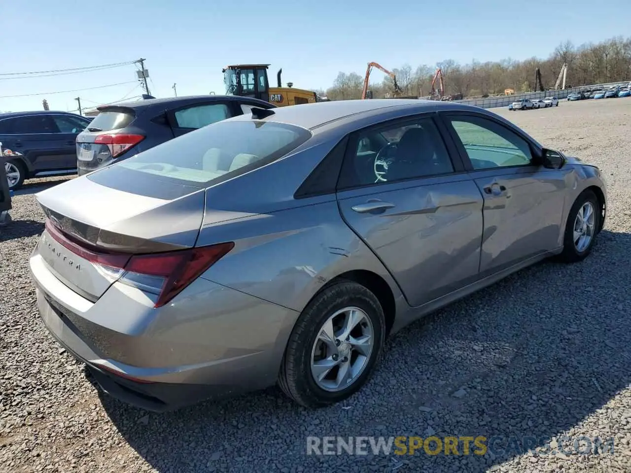 3 Photograph of a damaged car KMHLL4AG9MU159133 HYUNDAI ELANTRA 2021