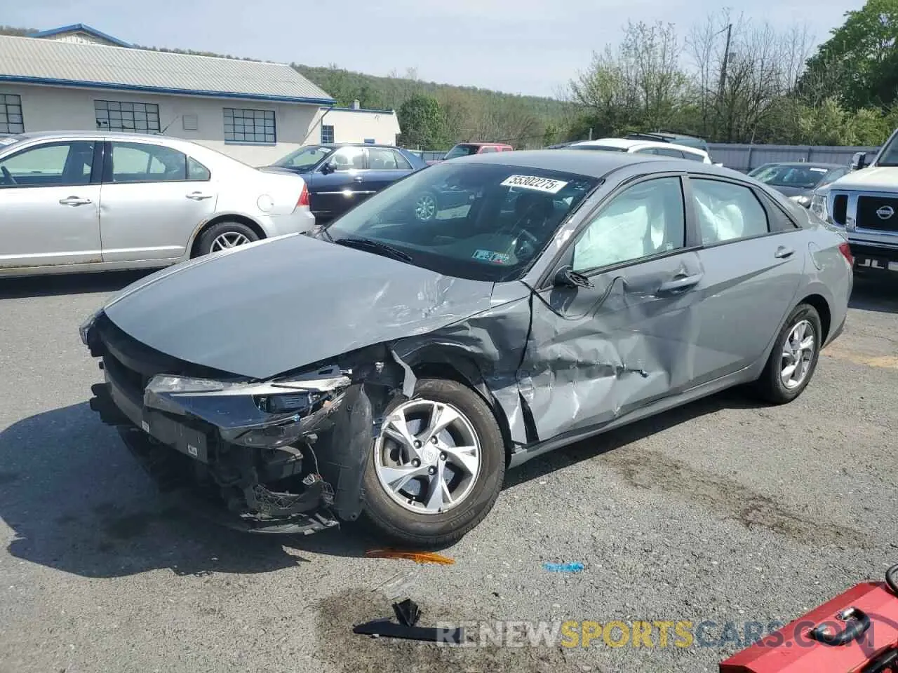 1 Photograph of a damaged car KMHLL4AG9MU166440 HYUNDAI ELANTRA 2021