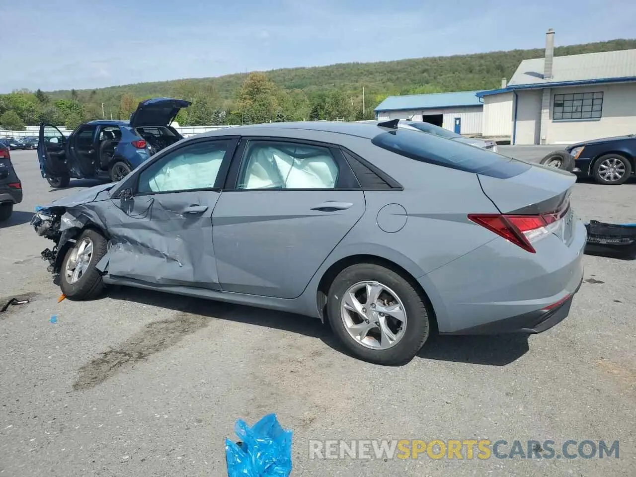2 Photograph of a damaged car KMHLL4AG9MU166440 HYUNDAI ELANTRA 2021