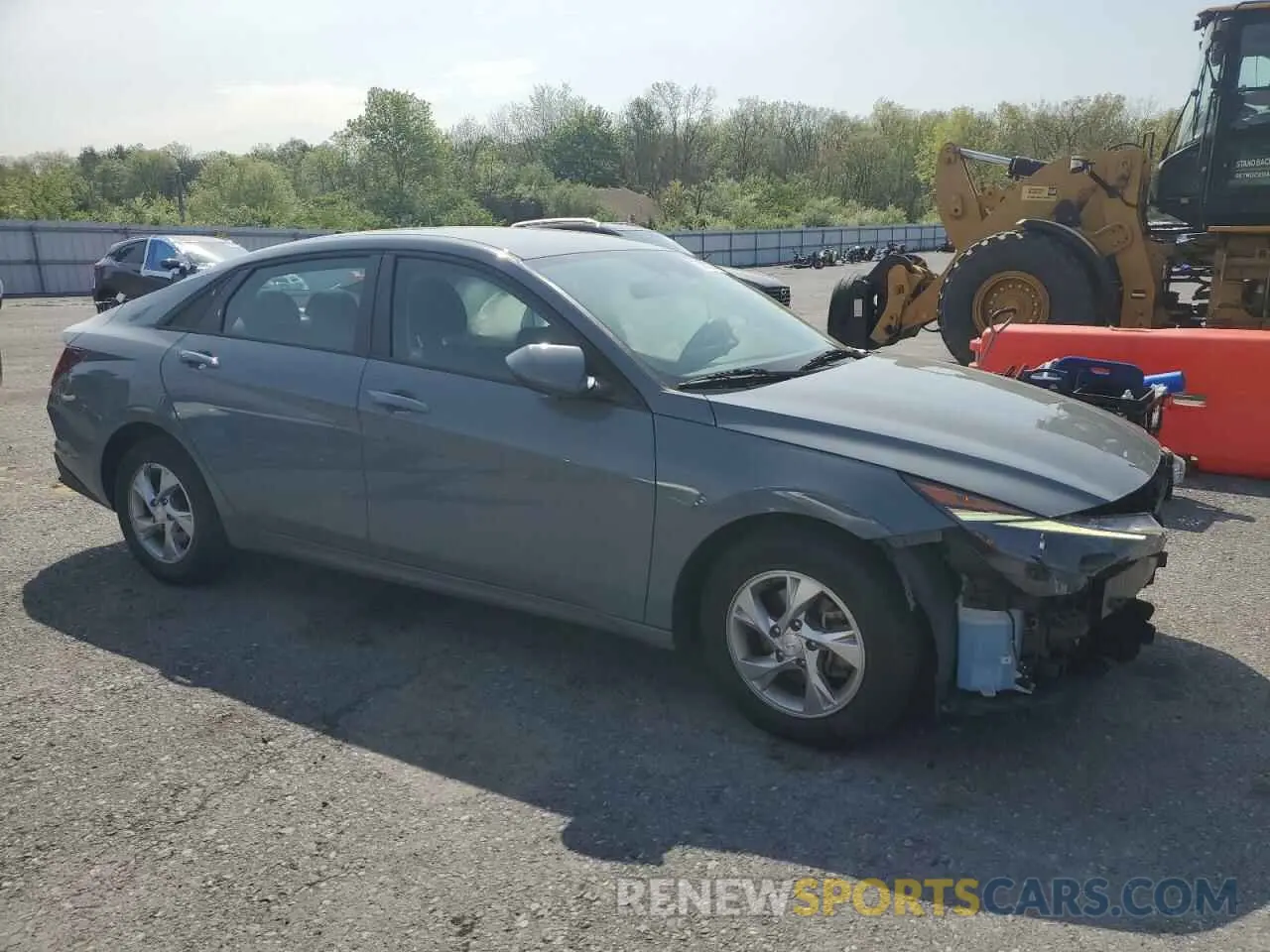 4 Photograph of a damaged car KMHLL4AG9MU166440 HYUNDAI ELANTRA 2021