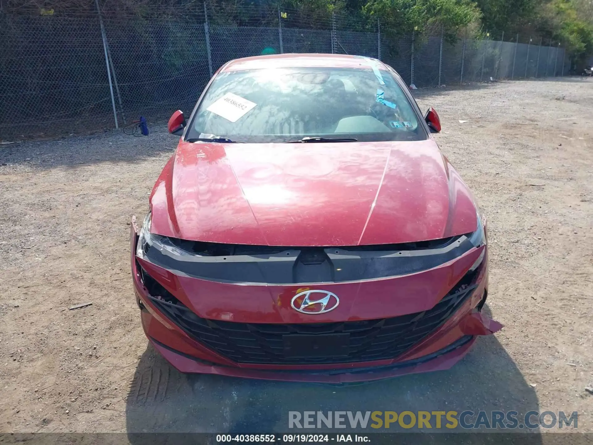 13 Photograph of a damaged car KMHLL4AG9MU210405 HYUNDAI ELANTRA 2021