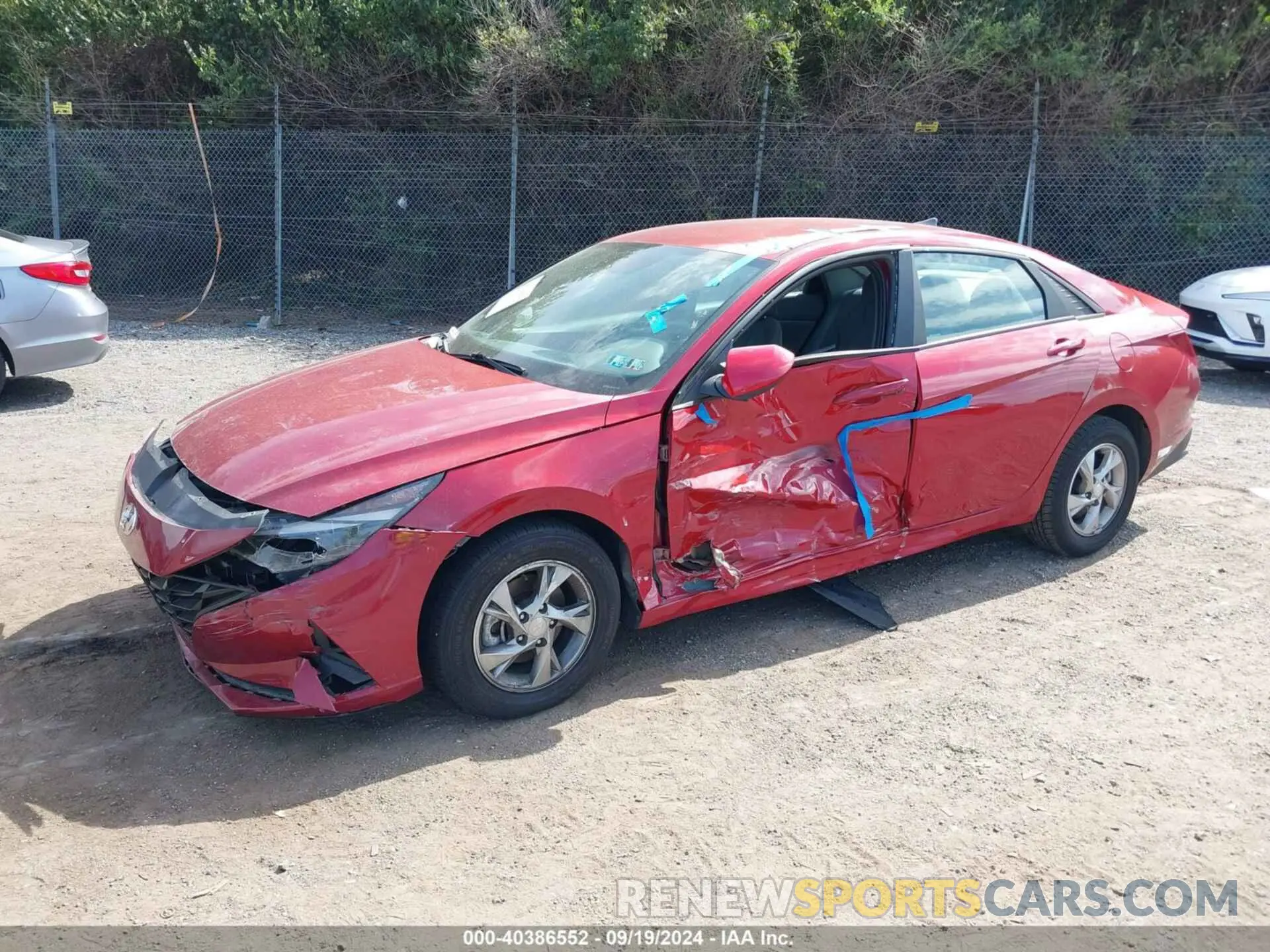 2 Photograph of a damaged car KMHLL4AG9MU210405 HYUNDAI ELANTRA 2021