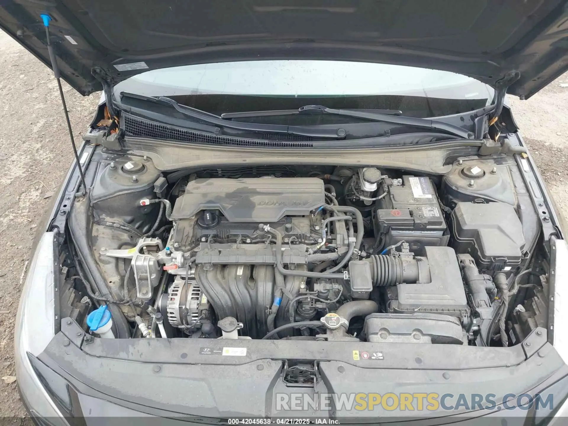 10 Photograph of a damaged car KMHLL4AGXMU105372 HYUNDAI ELANTRA 2021