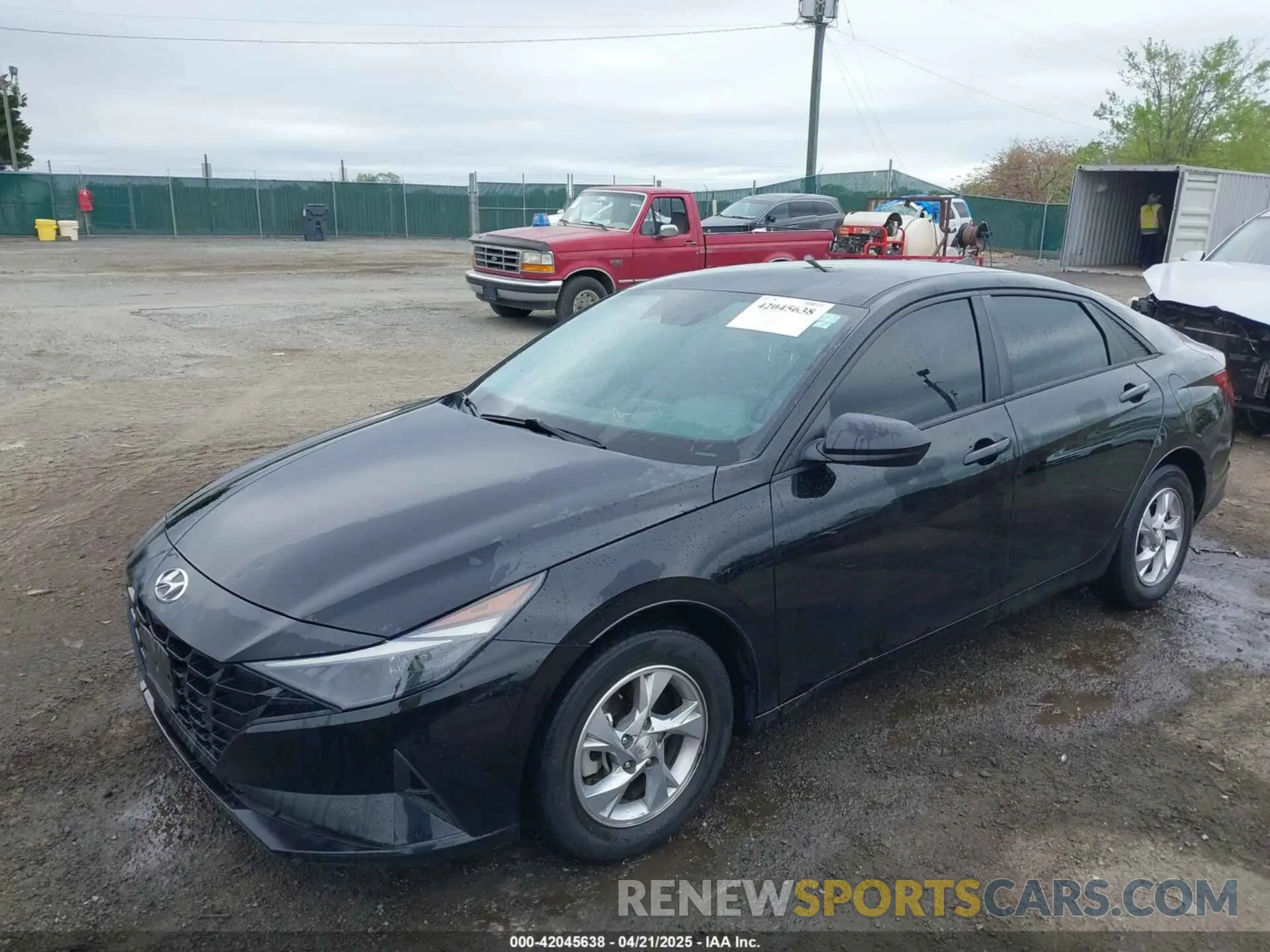 2 Photograph of a damaged car KMHLL4AGXMU105372 HYUNDAI ELANTRA 2021