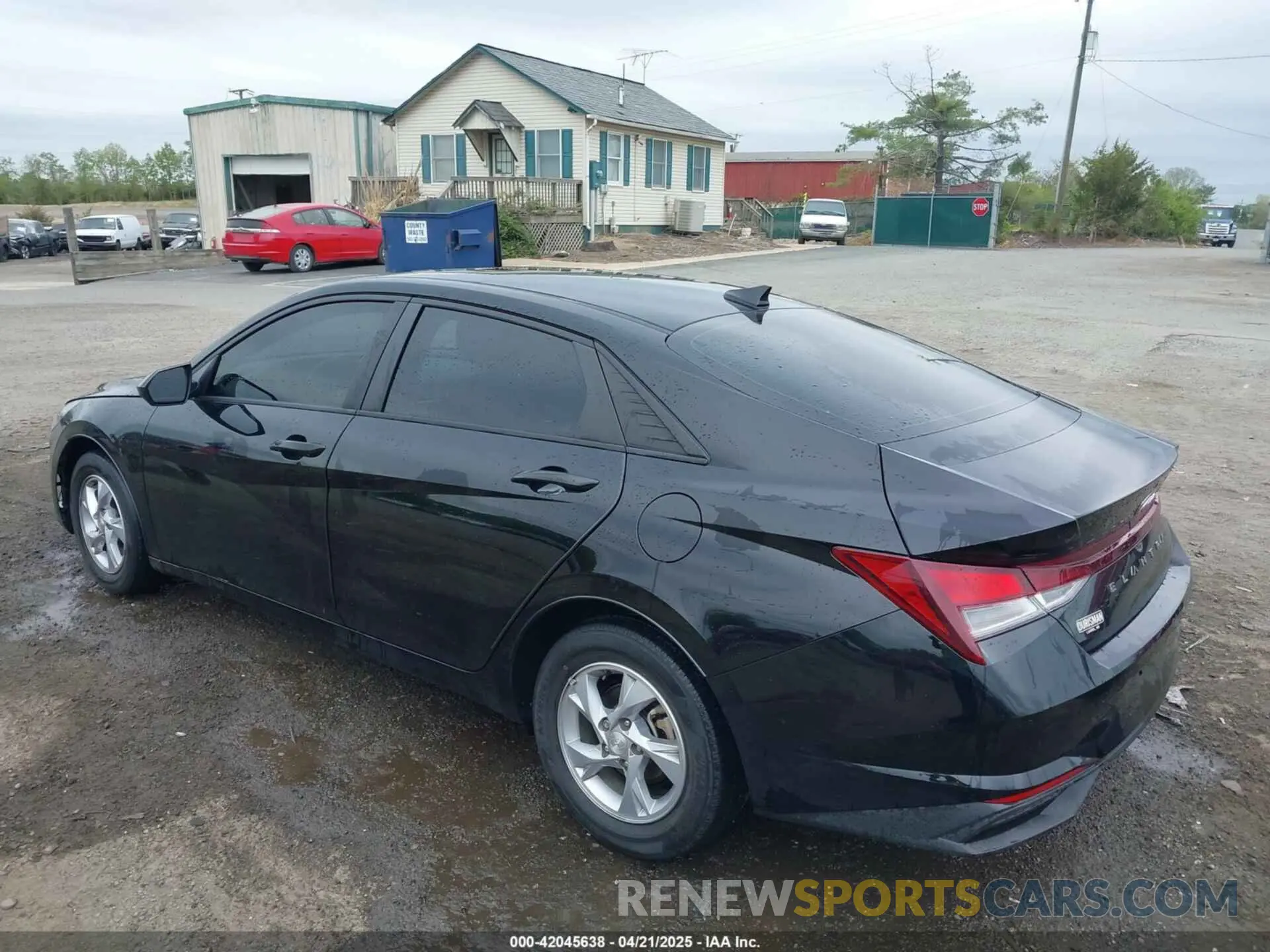 3 Photograph of a damaged car KMHLL4AGXMU105372 HYUNDAI ELANTRA 2021