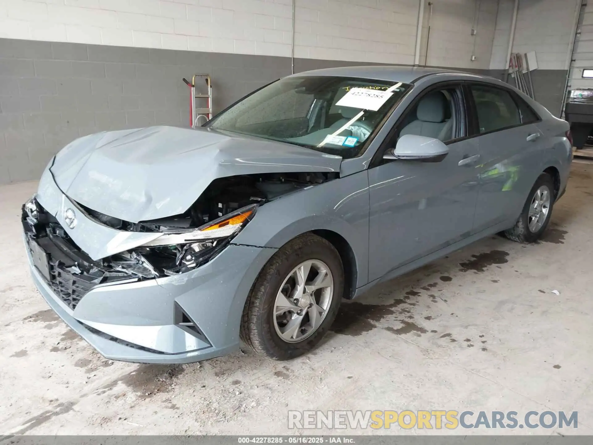2 Photograph of a damaged car KMHLL4AGXMU119823 HYUNDAI ELANTRA 2021