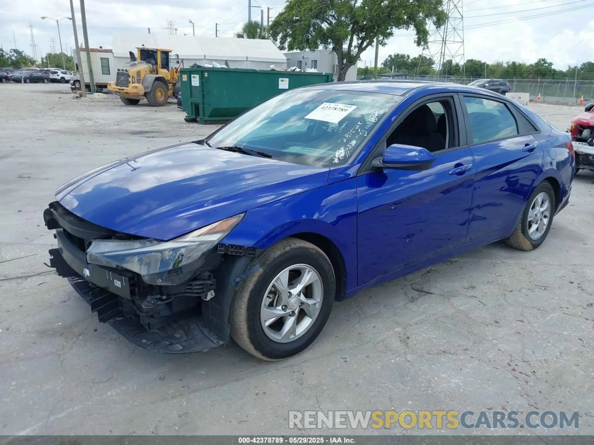 2 Photograph of a damaged car KMHLL4AGXMU178032 HYUNDAI ELANTRA 2021