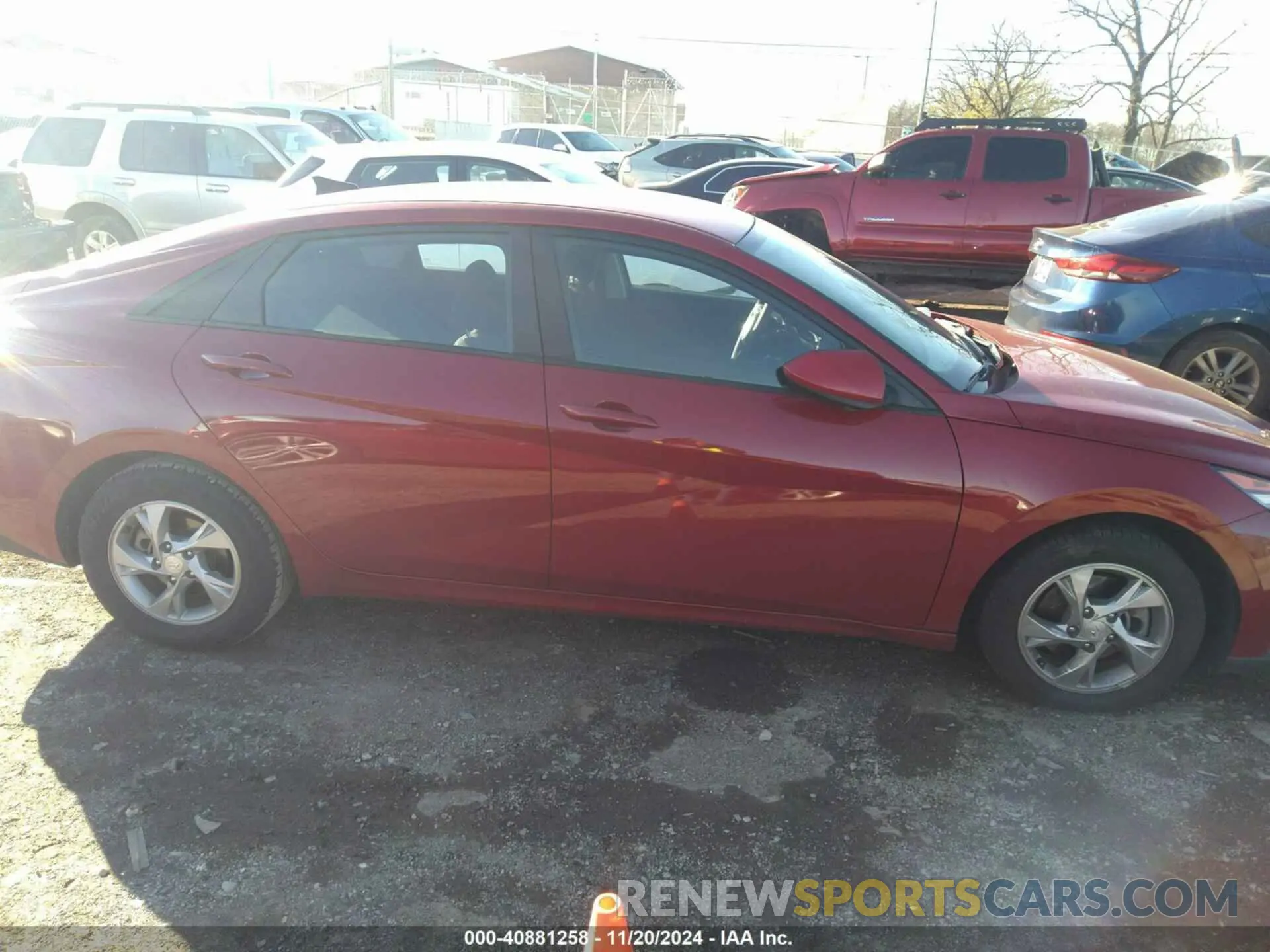 13 Photograph of a damaged car KMHLL4AGXMU199642 HYUNDAI ELANTRA 2021