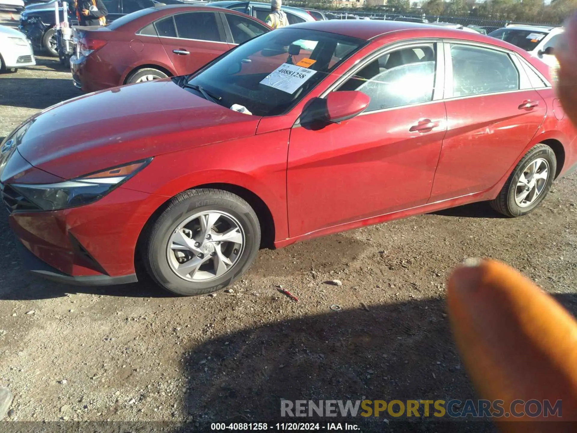 2 Photograph of a damaged car KMHLL4AGXMU199642 HYUNDAI ELANTRA 2021