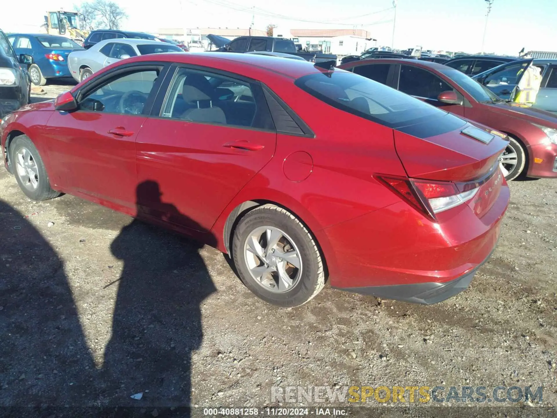 3 Photograph of a damaged car KMHLL4AGXMU199642 HYUNDAI ELANTRA 2021