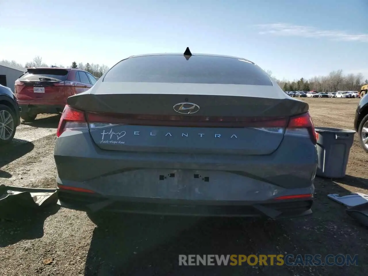 6 Photograph of a damaged car KMHLM4AG0MU067101 HYUNDAI ELANTRA 2021