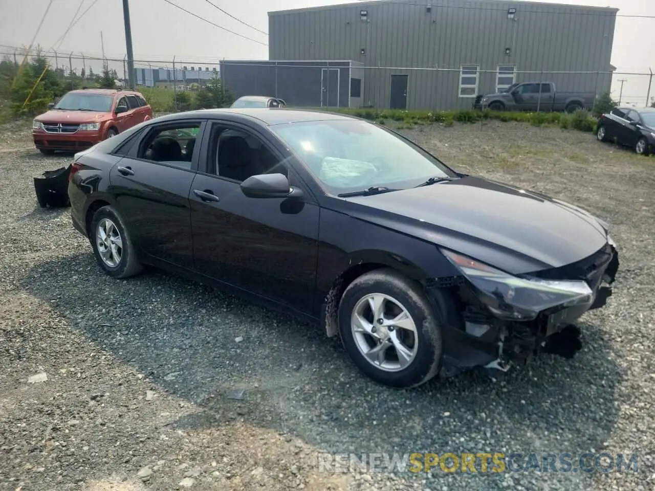 4 Photograph of a damaged car KMHLM4AG0MU067731 HYUNDAI ELANTRA 2021