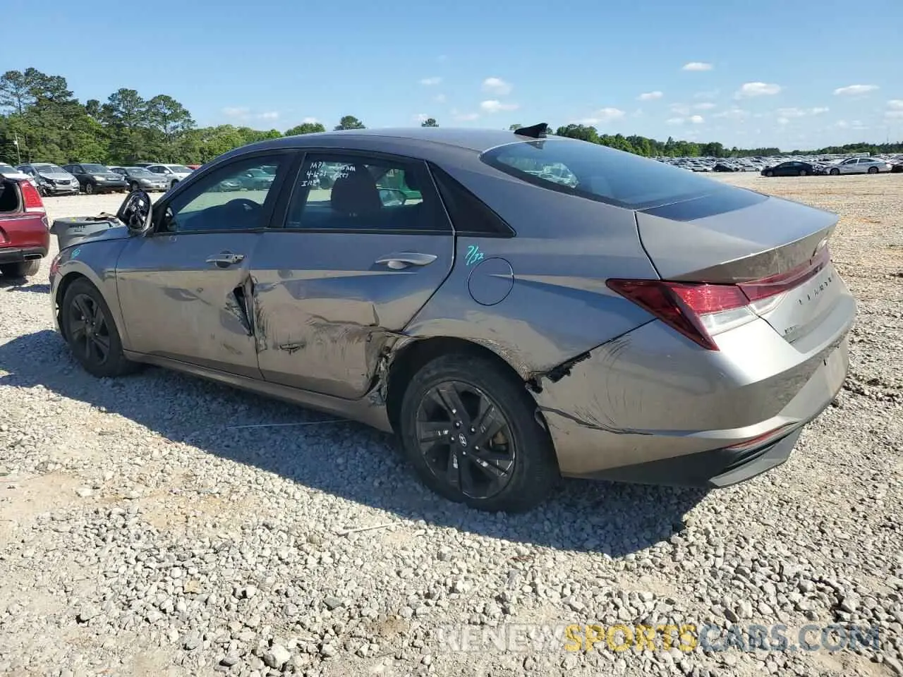 2 Photograph of a damaged car KMHLM4AG0MU070841 HYUNDAI ELANTRA 2021