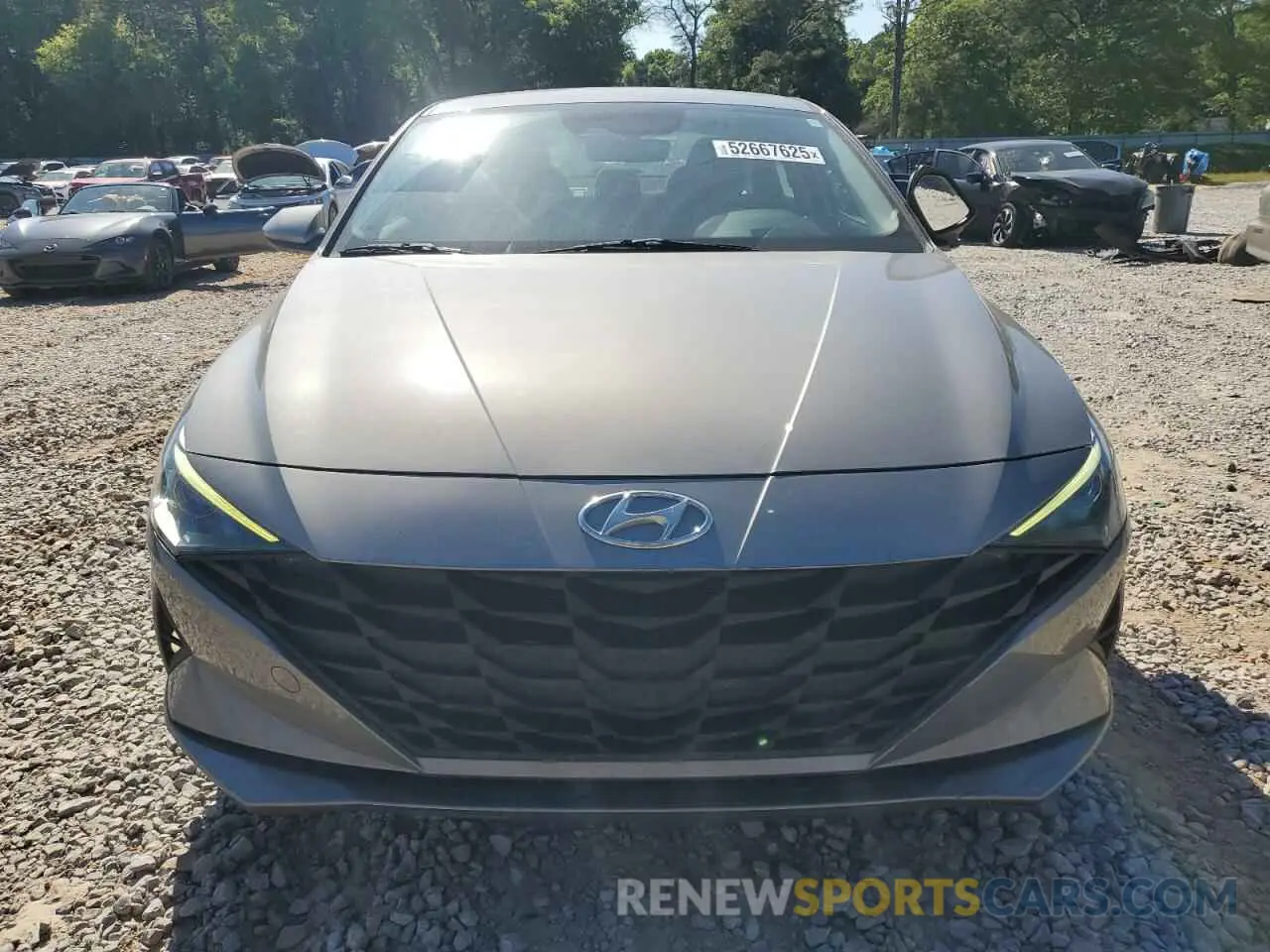 5 Photograph of a damaged car KMHLM4AG0MU070841 HYUNDAI ELANTRA 2021