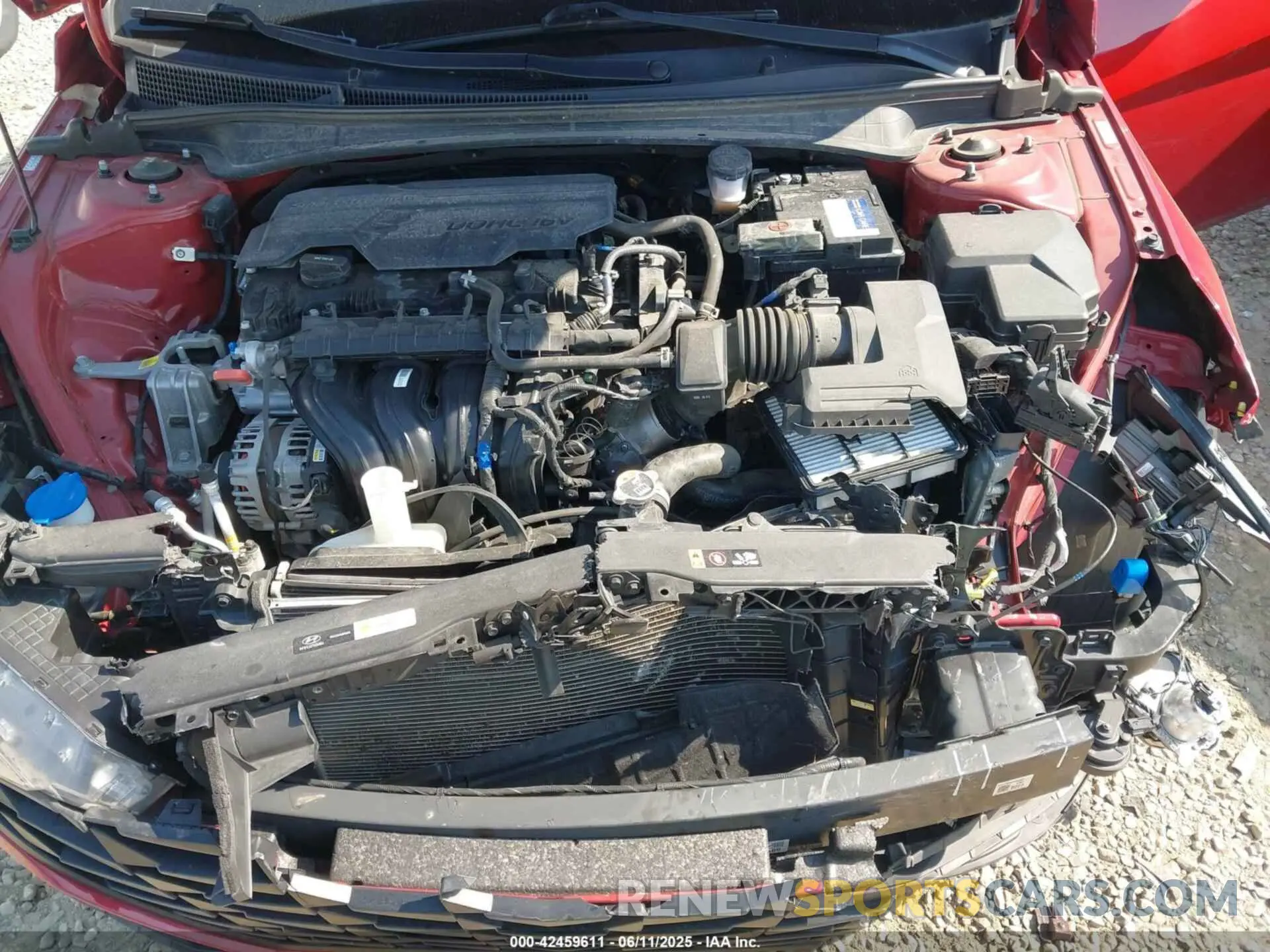 10 Photograph of a damaged car KMHLM4AG0MU074498 HYUNDAI ELANTRA 2021