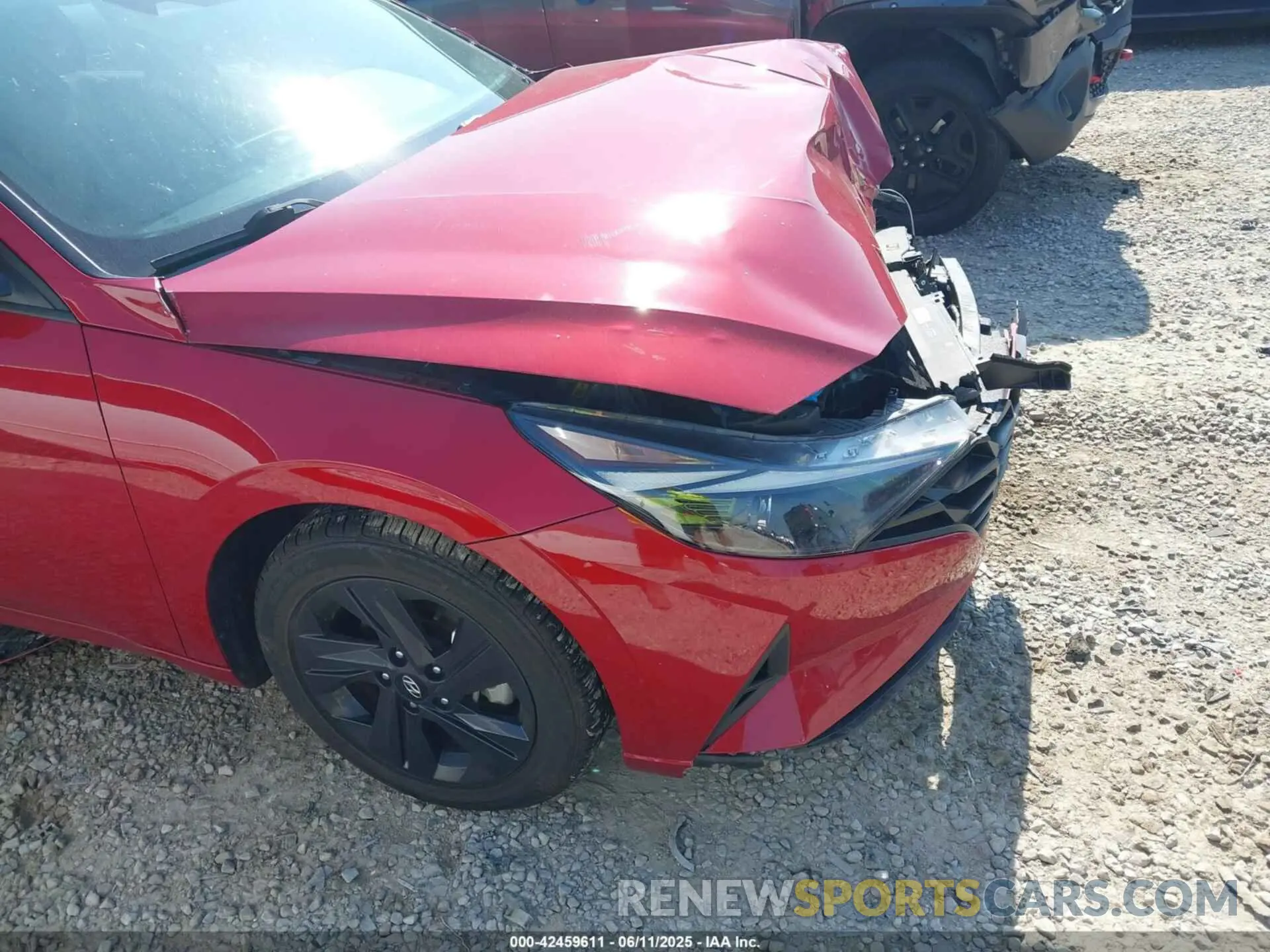 12 Photograph of a damaged car KMHLM4AG0MU074498 HYUNDAI ELANTRA 2021