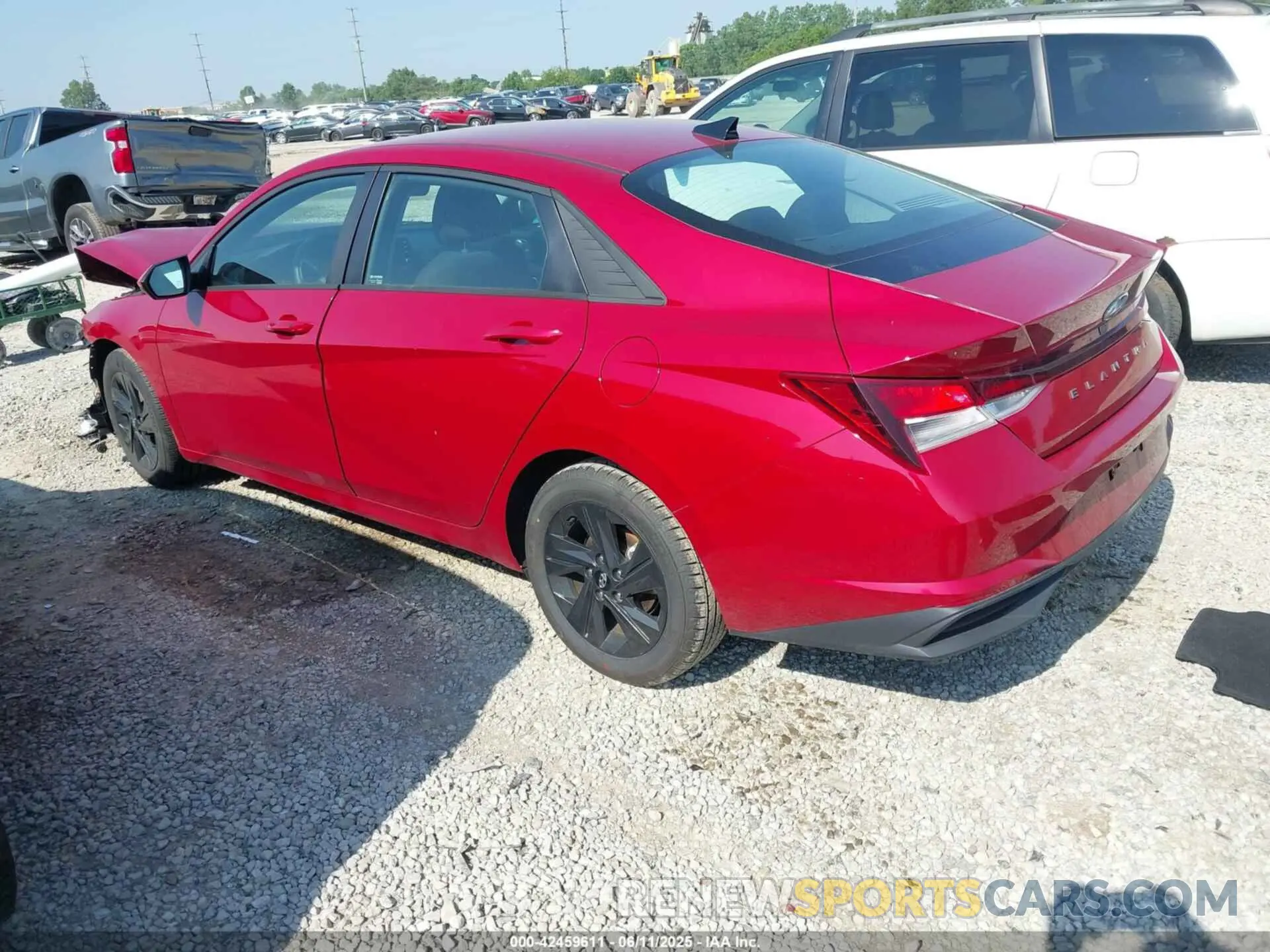 3 Photograph of a damaged car KMHLM4AG0MU074498 HYUNDAI ELANTRA 2021
