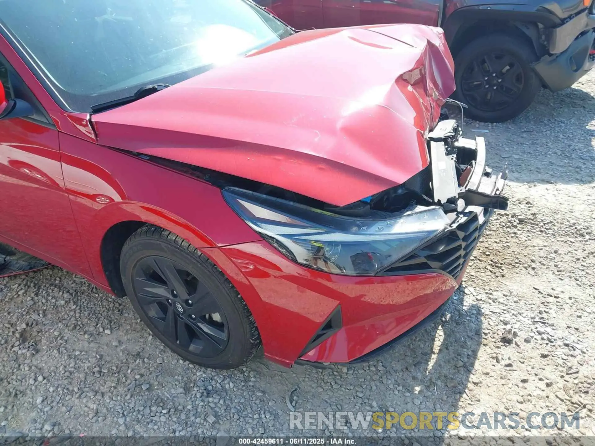 6 Photograph of a damaged car KMHLM4AG0MU074498 HYUNDAI ELANTRA 2021