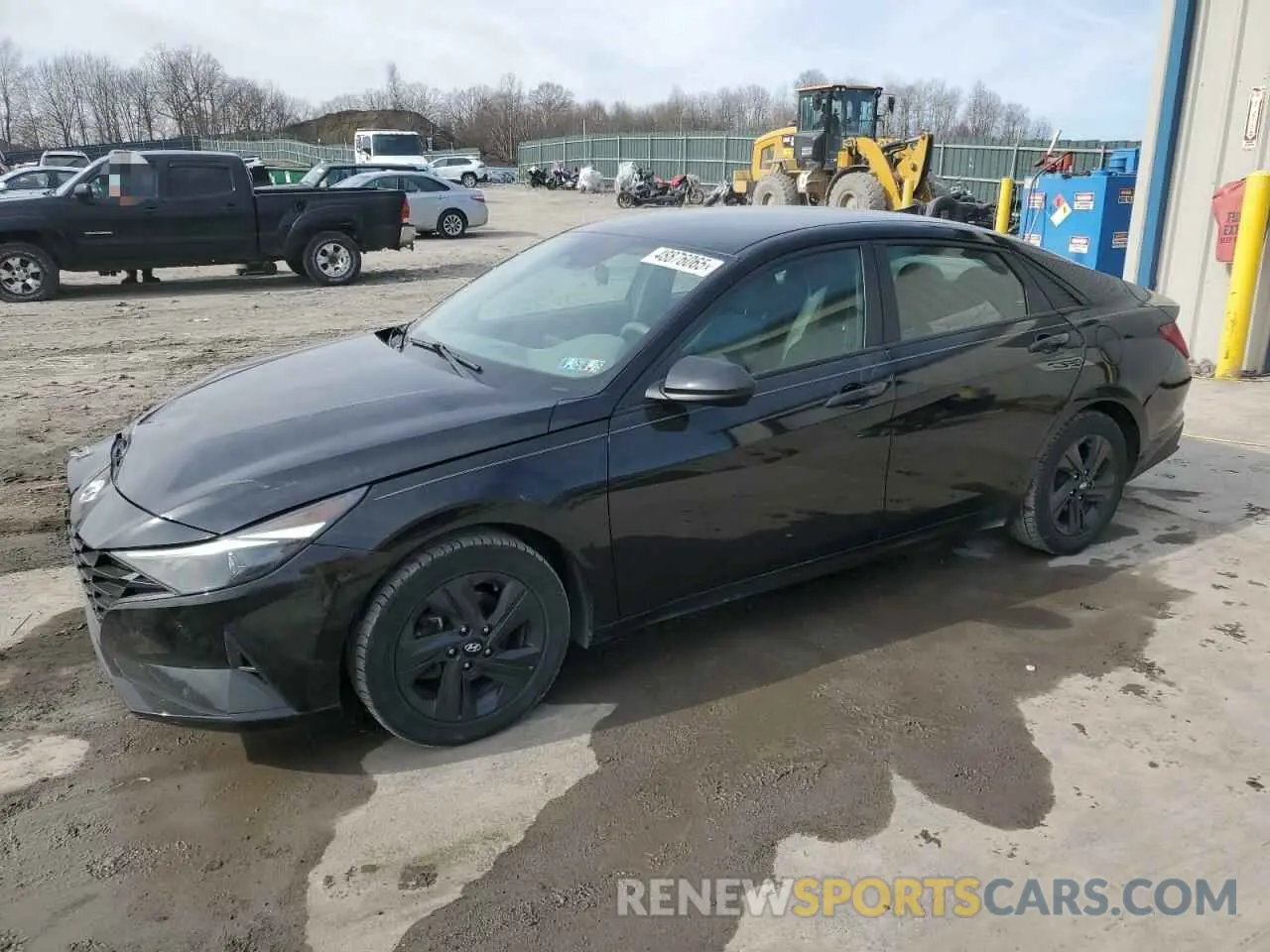 1 Photograph of a damaged car KMHLM4AG0MU095366 HYUNDAI ELANTRA 2021