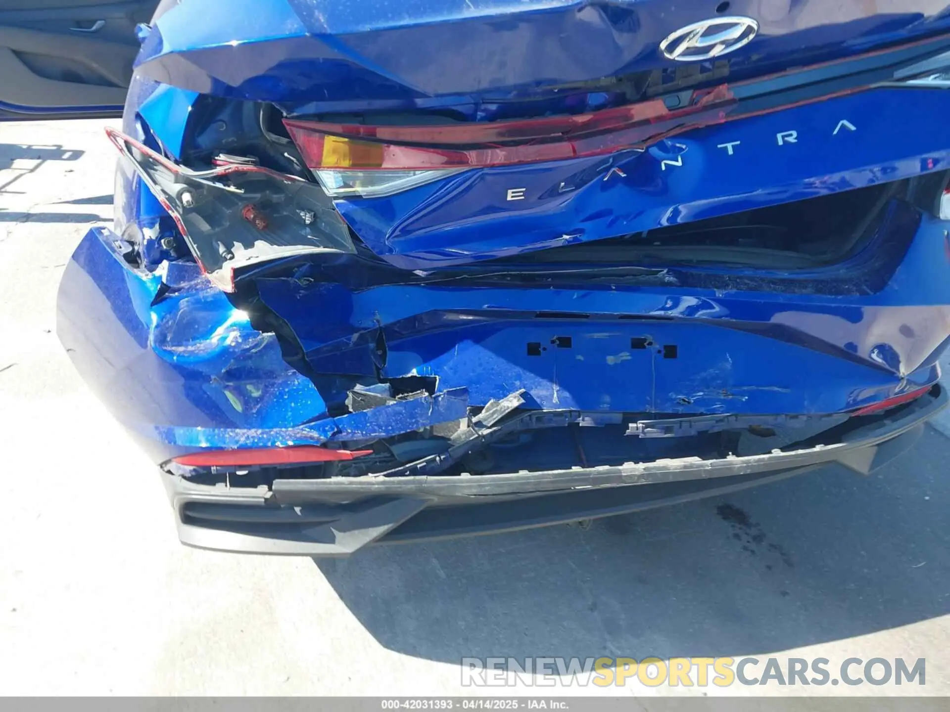 6 Photograph of a damaged car KMHLM4AG0MU111078 HYUNDAI ELANTRA 2021