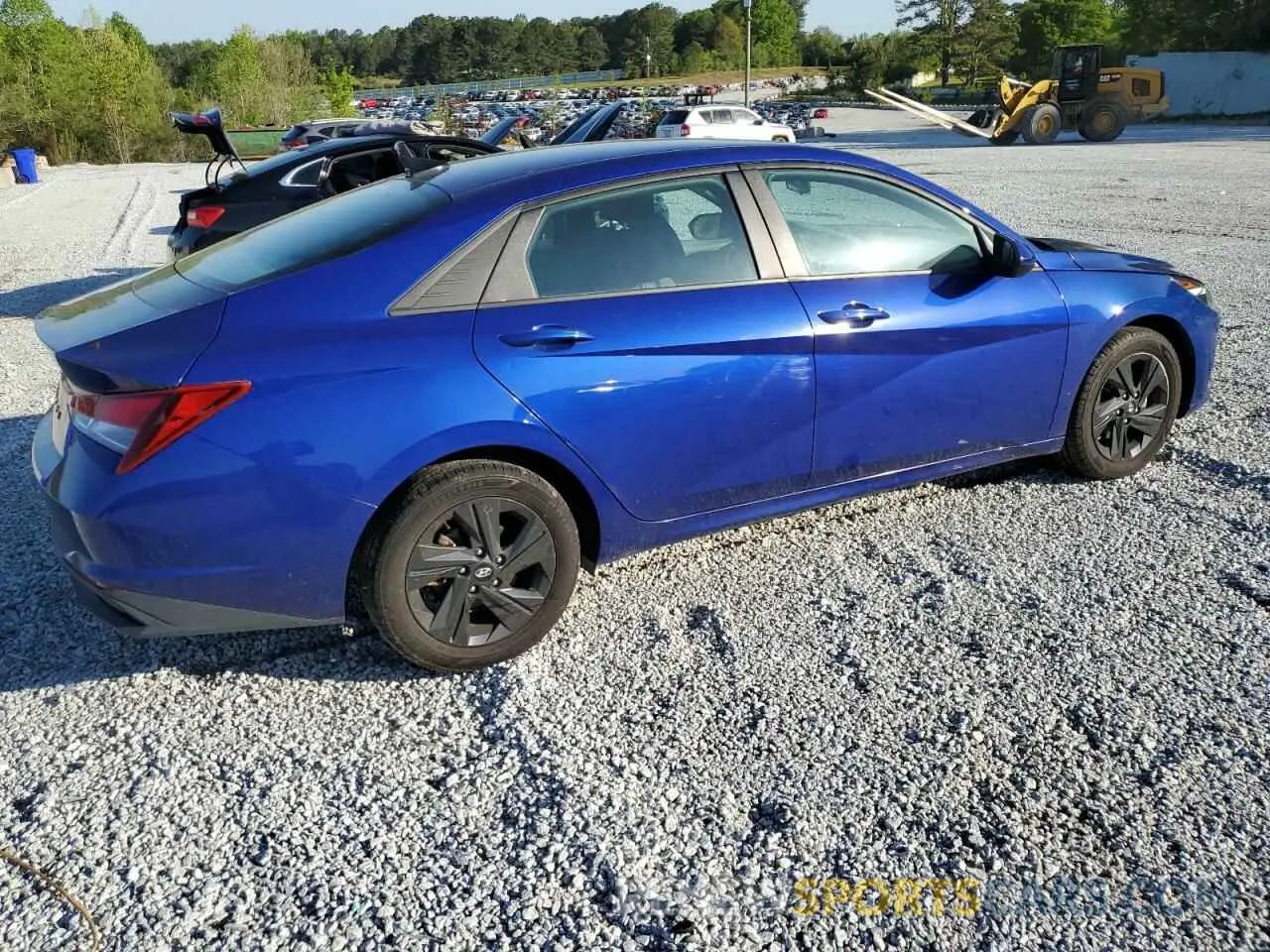 3 Photograph of a damaged car KMHLM4AG0MU162287 HYUNDAI ELANTRA 2021