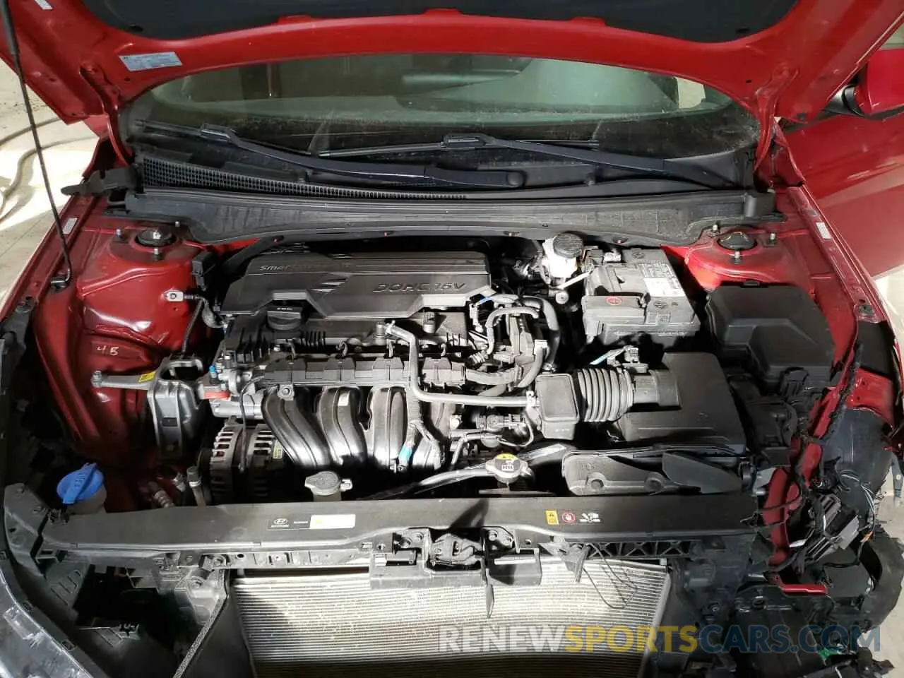 11 Photograph of a damaged car KMHLM4AG0MU163214 HYUNDAI ELANTRA 2021
