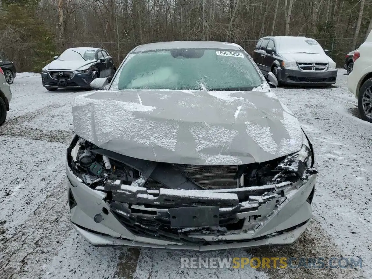 5 Photograph of a damaged car KMHLM4AG0MU165495 HYUNDAI ELANTRA 2021