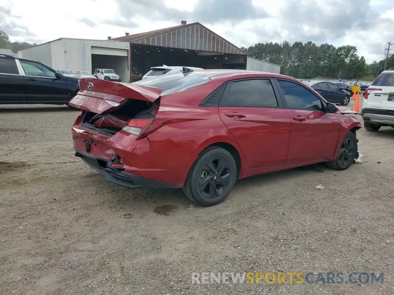 3 Photograph of a damaged car KMHLM4AG0MU193121 HYUNDAI ELANTRA 2021