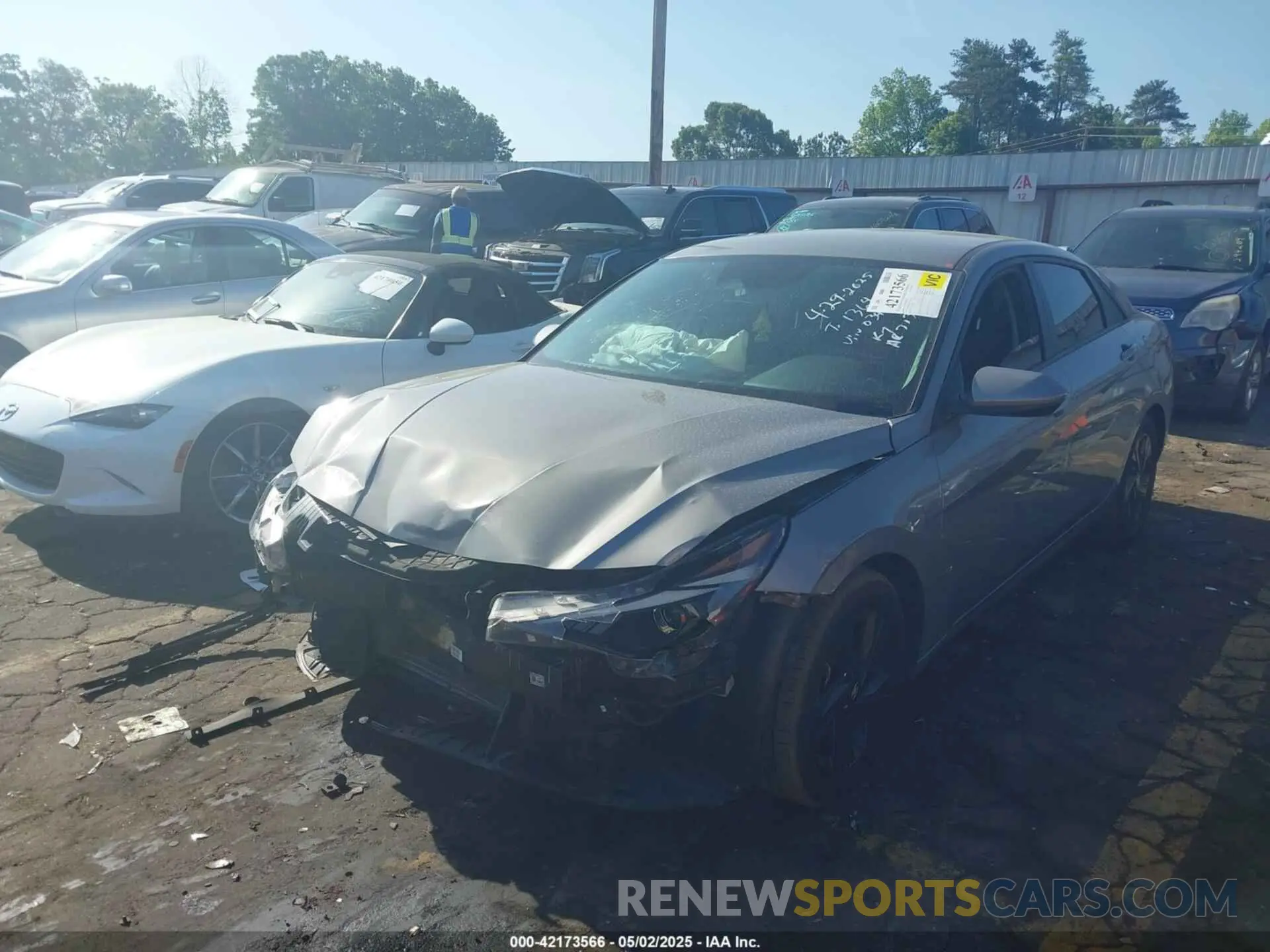 2 Photograph of a damaged car KMHLM4AG1MU140346 HYUNDAI ELANTRA 2021