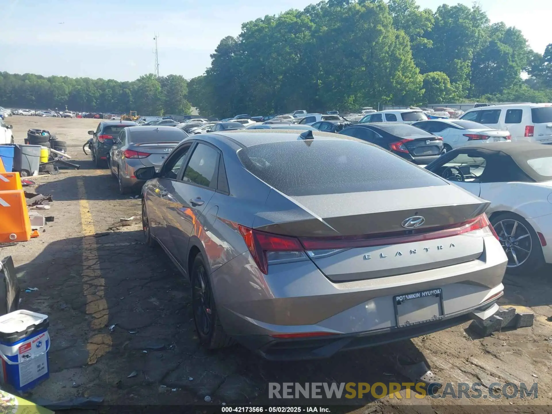 3 Photograph of a damaged car KMHLM4AG1MU140346 HYUNDAI ELANTRA 2021