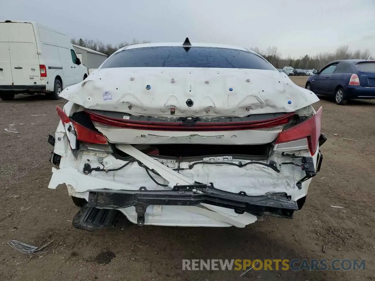 6 Photograph of a damaged car KMHLM4AG1MU148785 HYUNDAI ELANTRA 2021