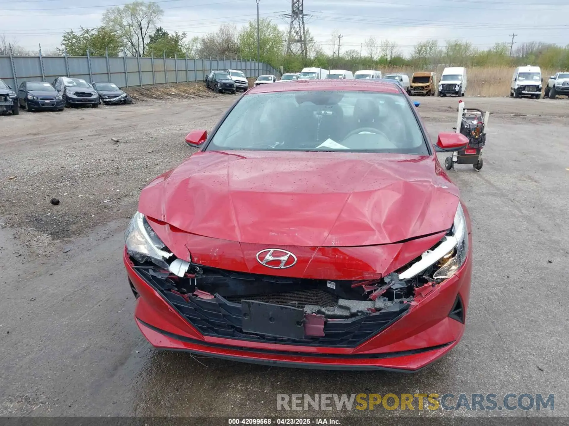 12 Photograph of a damaged car KMHLM4AG1MU175615 HYUNDAI ELANTRA 2021