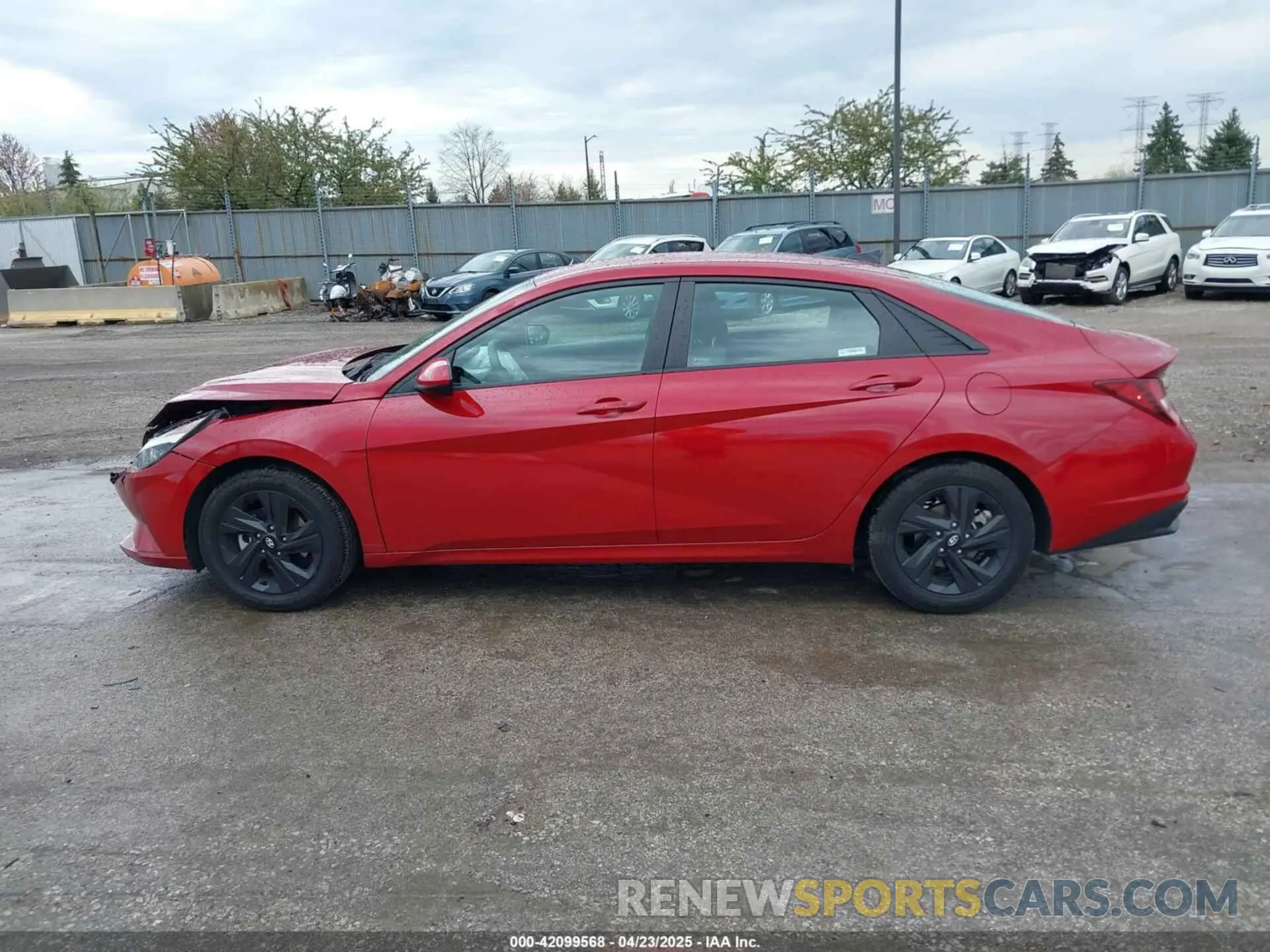 14 Photograph of a damaged car KMHLM4AG1MU175615 HYUNDAI ELANTRA 2021