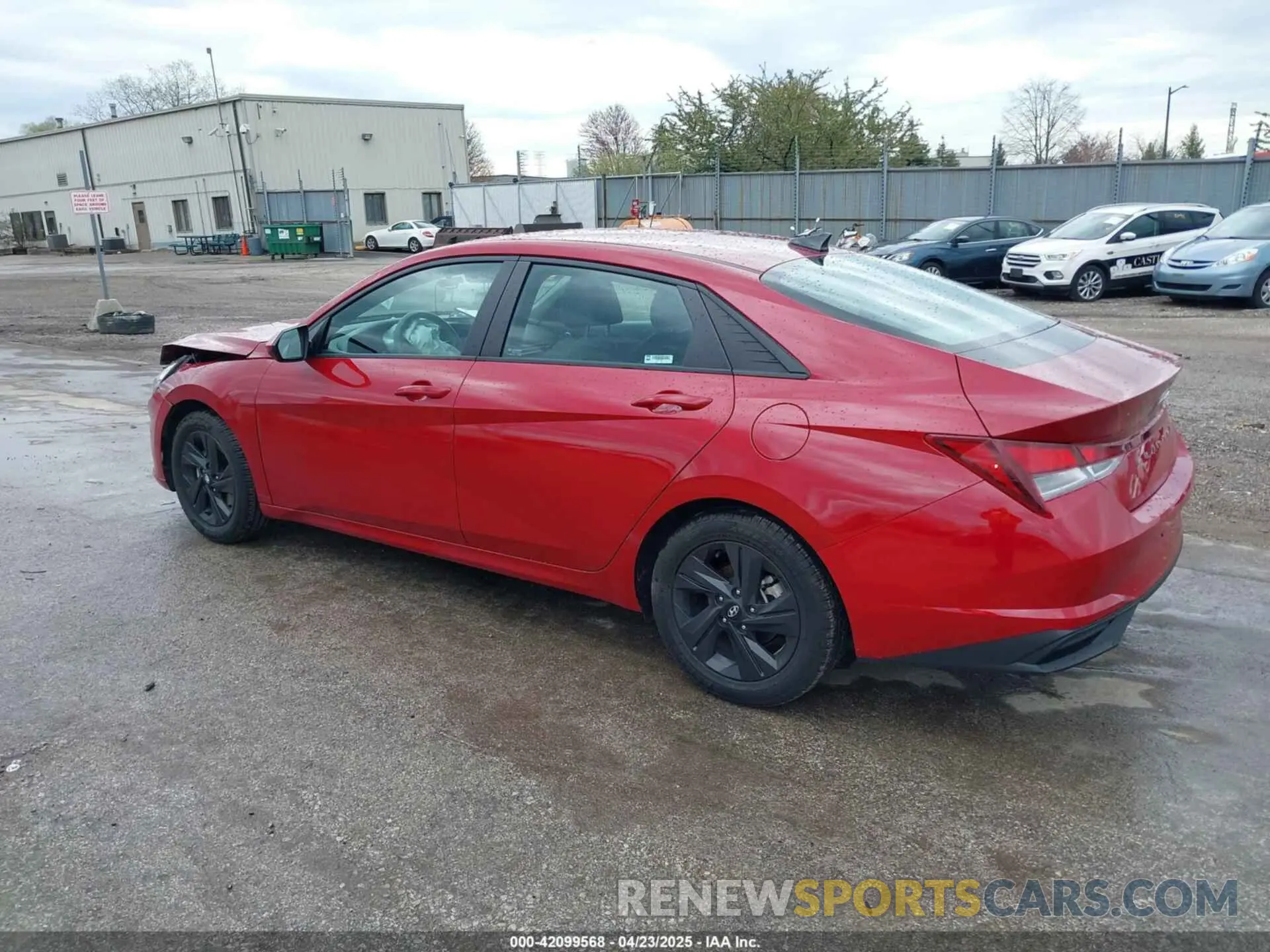 3 Photograph of a damaged car KMHLM4AG1MU175615 HYUNDAI ELANTRA 2021