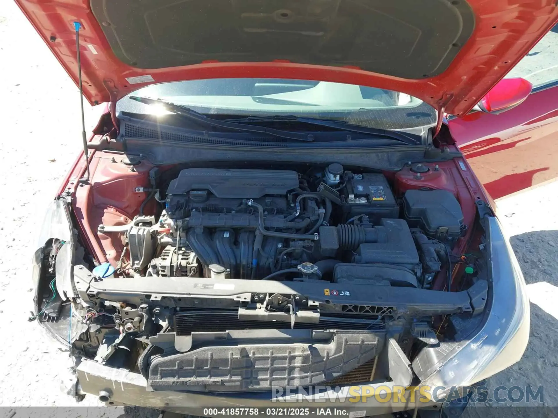 10 Photograph of a damaged car KMHLM4AG2MU066127 HYUNDAI ELANTRA 2021