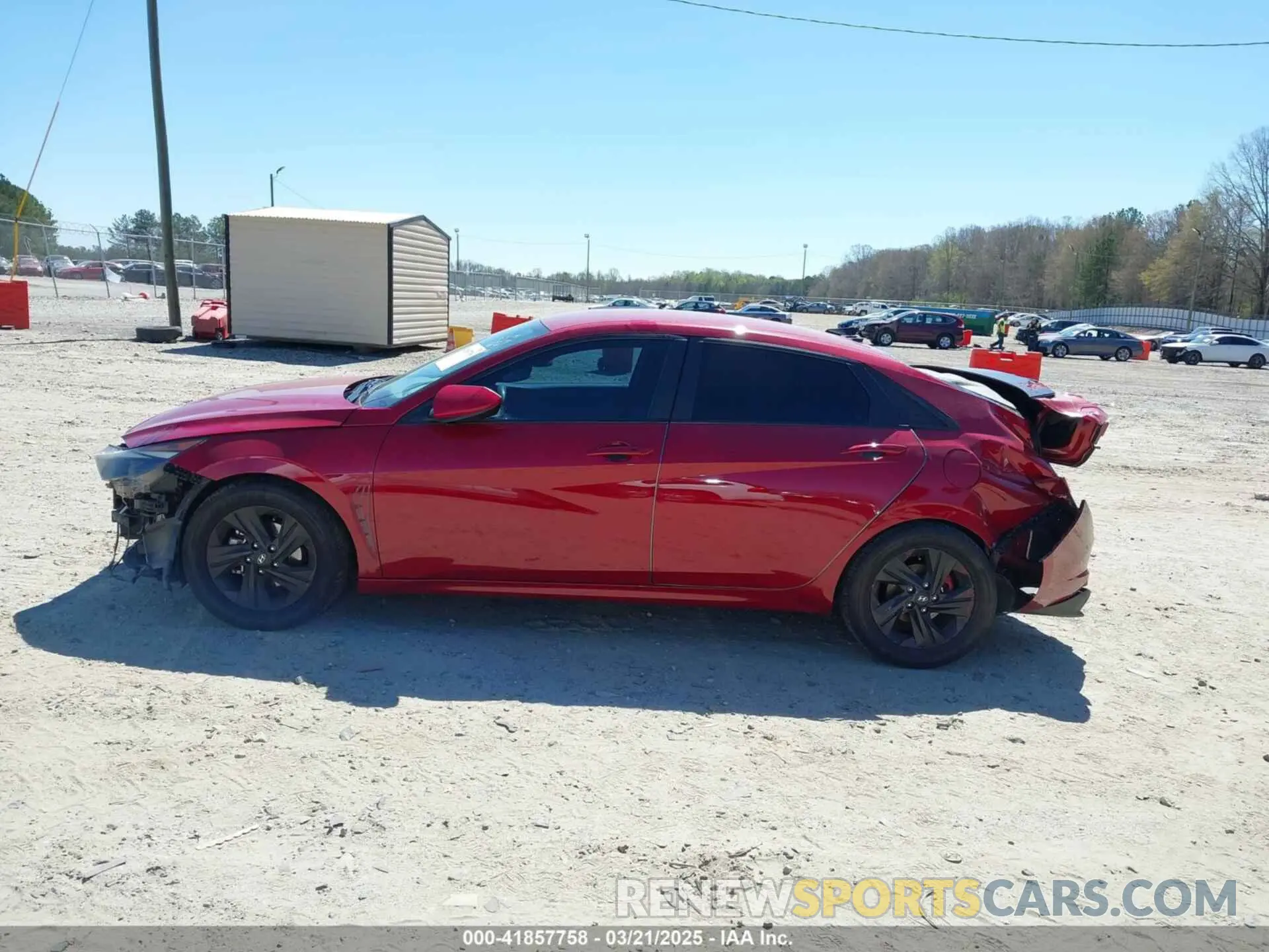 15 Photograph of a damaged car KMHLM4AG2MU066127 HYUNDAI ELANTRA 2021