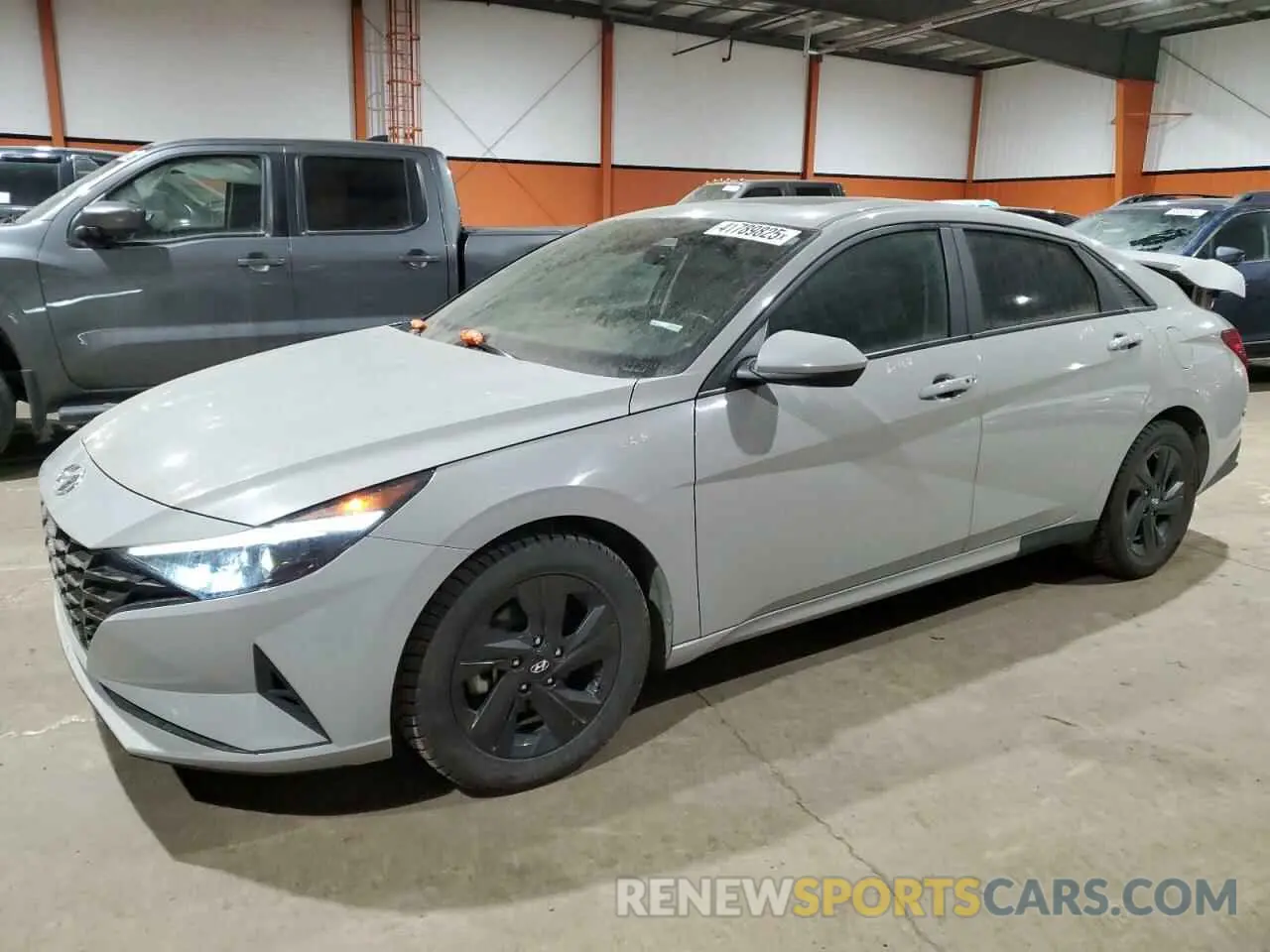 1 Photograph of a damaged car KMHLM4AG2MU070498 HYUNDAI ELANTRA 2021