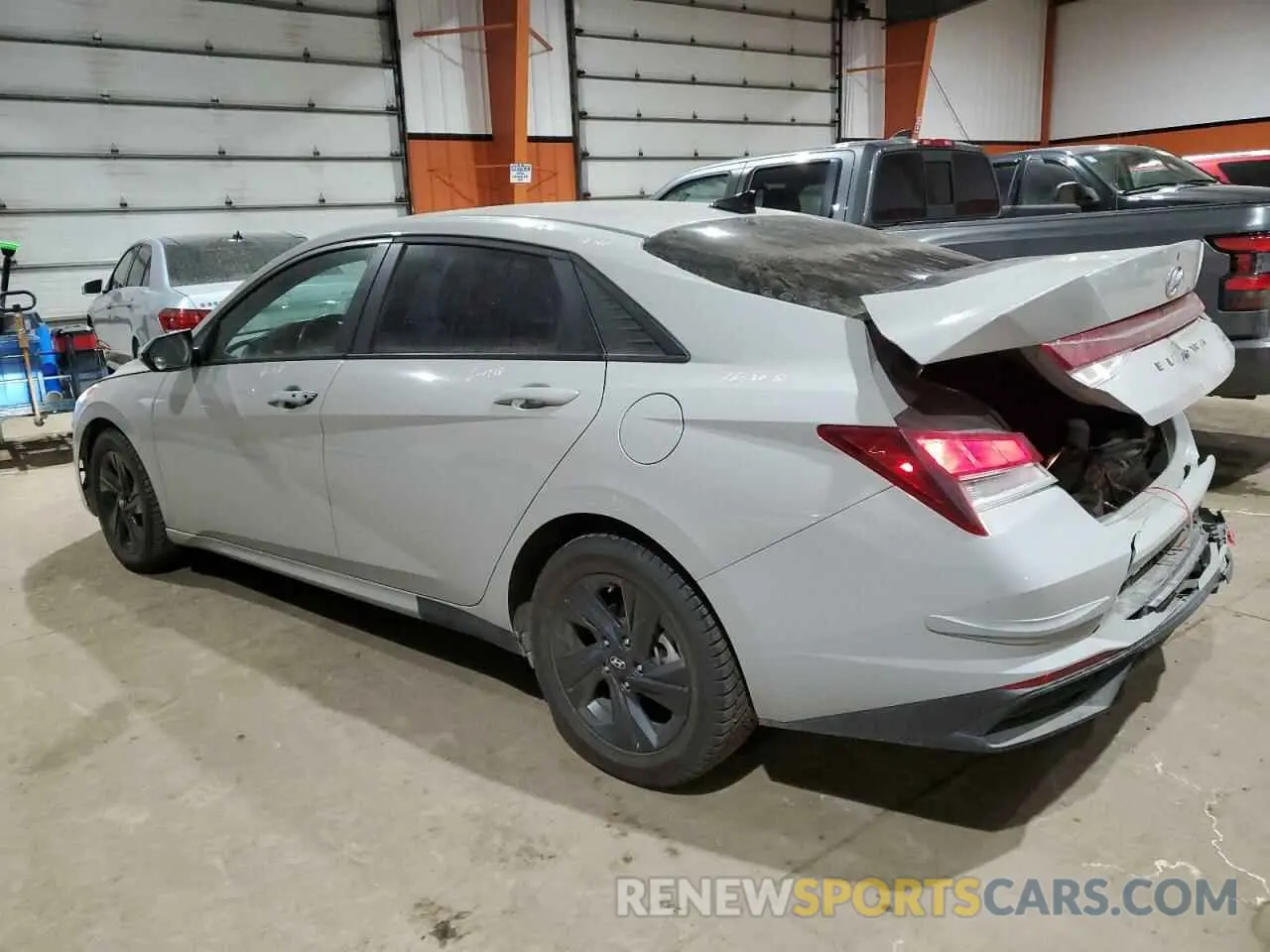 2 Photograph of a damaged car KMHLM4AG2MU070498 HYUNDAI ELANTRA 2021