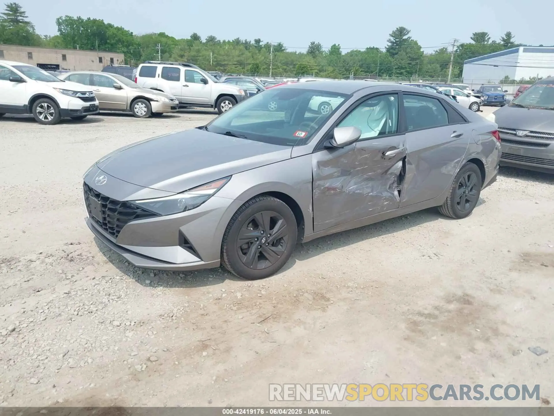 2 Photograph of a damaged car KMHLM4AG2MU091870 HYUNDAI ELANTRA 2021