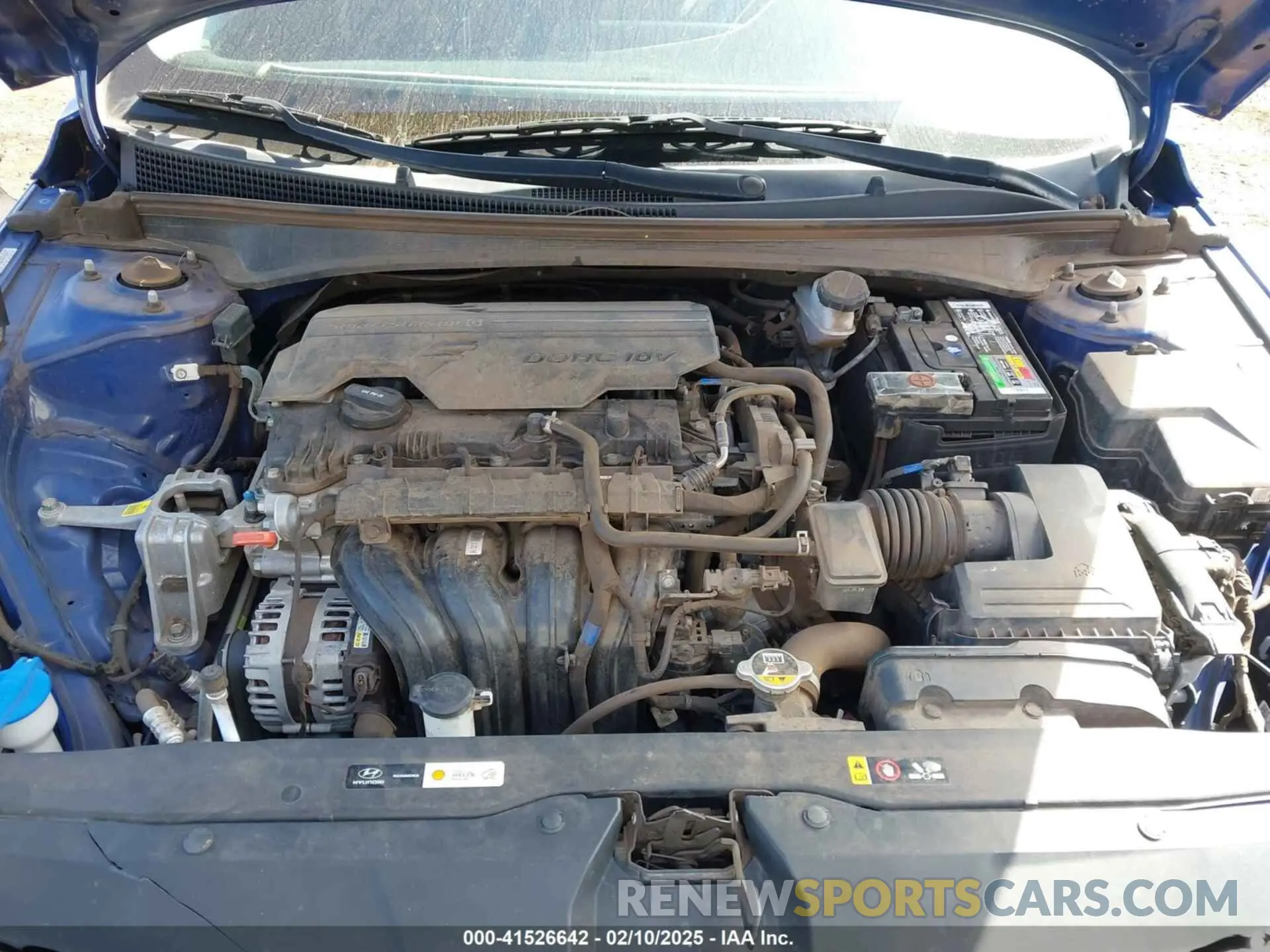 10 Photograph of a damaged car KMHLM4AG2MU178040 HYUNDAI ELANTRA 2021