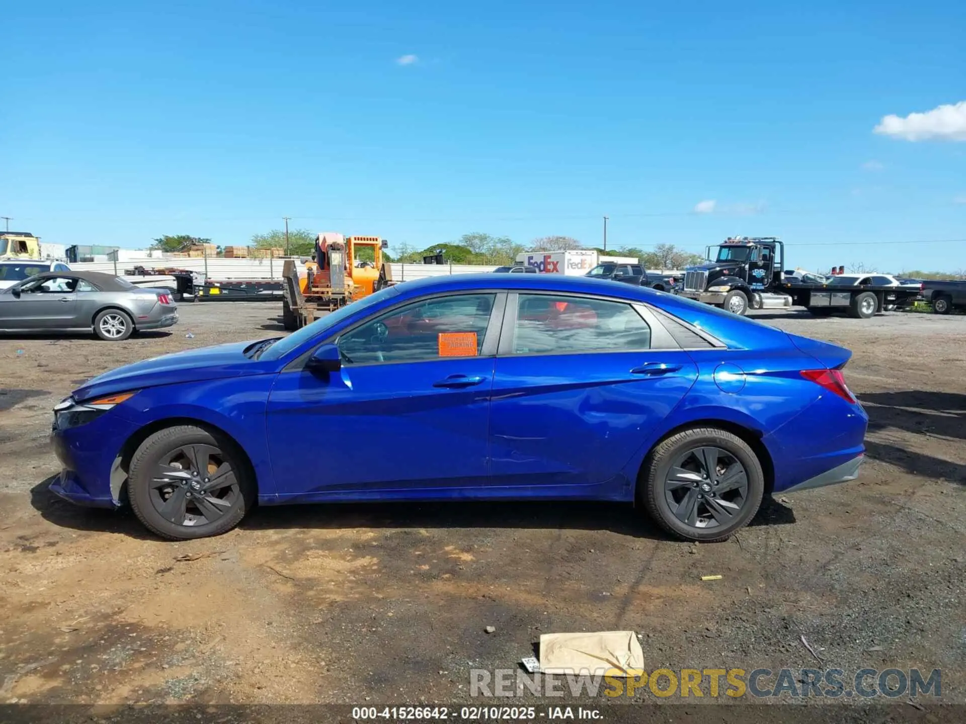 14 Photograph of a damaged car KMHLM4AG2MU178040 HYUNDAI ELANTRA 2021