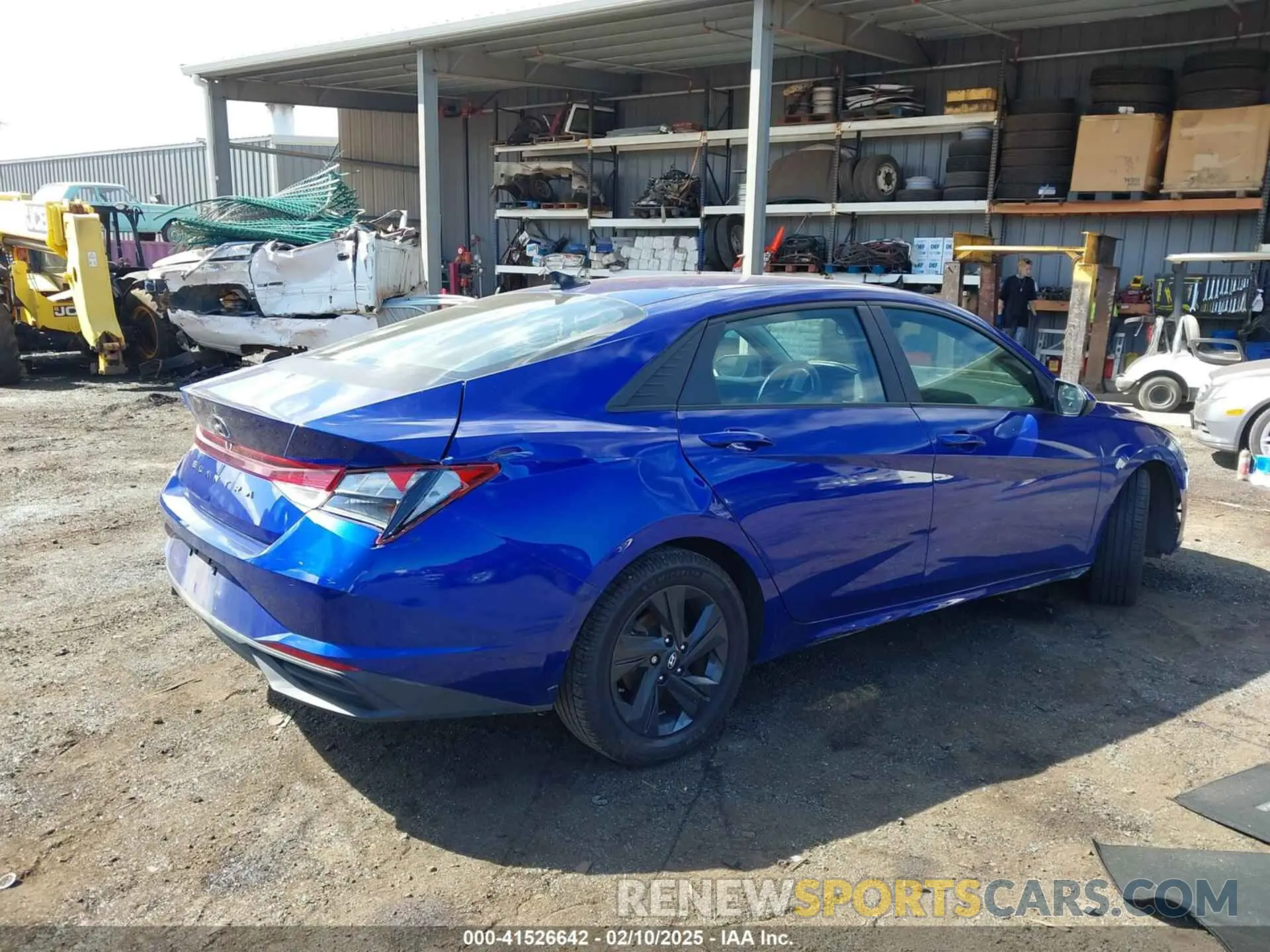 6 Photograph of a damaged car KMHLM4AG2MU178040 HYUNDAI ELANTRA 2021